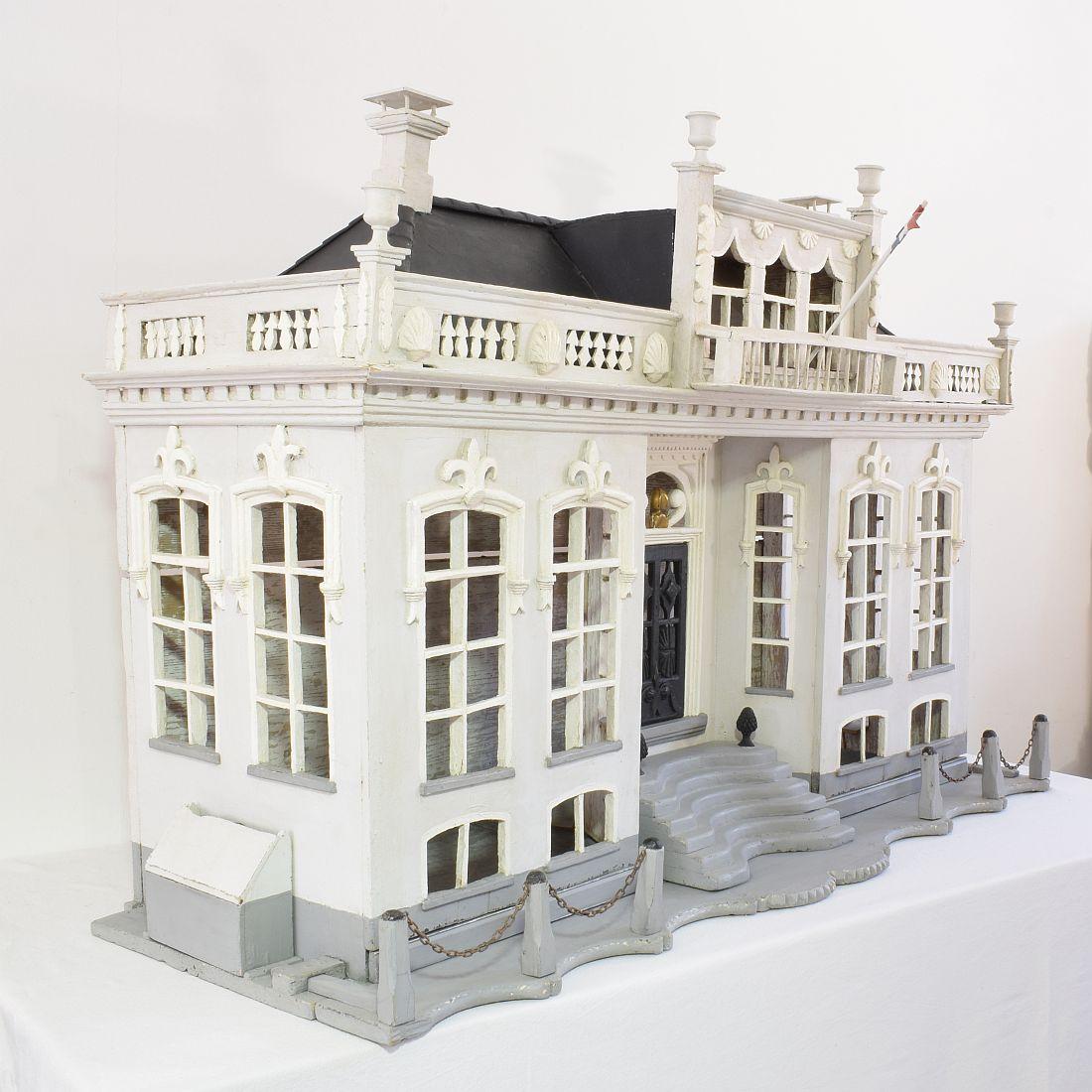 Niederländische architektonische Miniatur-Mansion-Pferdchen/Vogelkäfig aus dem 19. Jahrhundert (Volkskunst) im Angebot