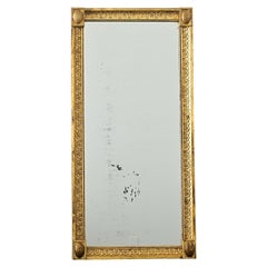 Antique Dutch 19th Century Gilt Symmetrical Mirror