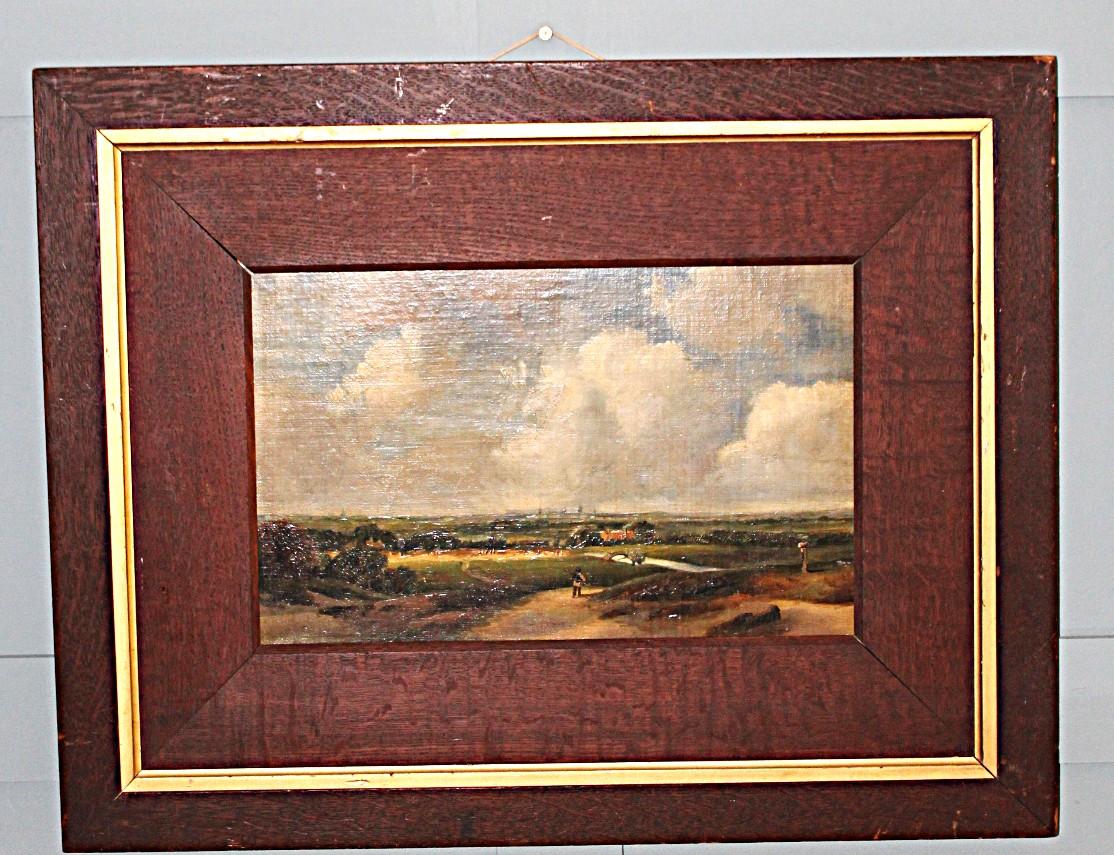 Late Victorian Dutch 19th century Landscape Painting For Sale