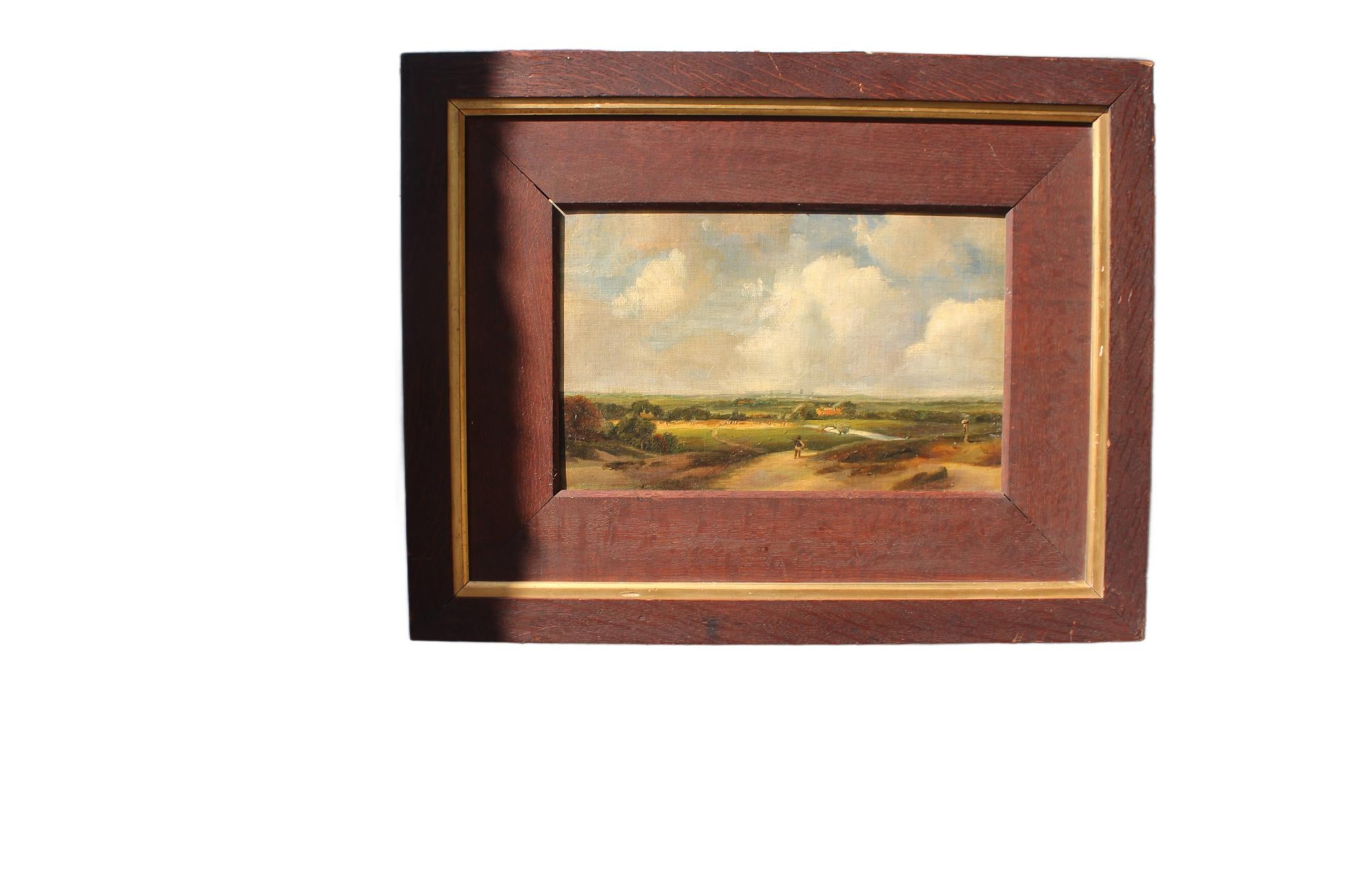19th Century Dutch 19th century Landscape Painting For Sale