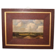 Peinture de paysage hollandaise du 19e siècle
