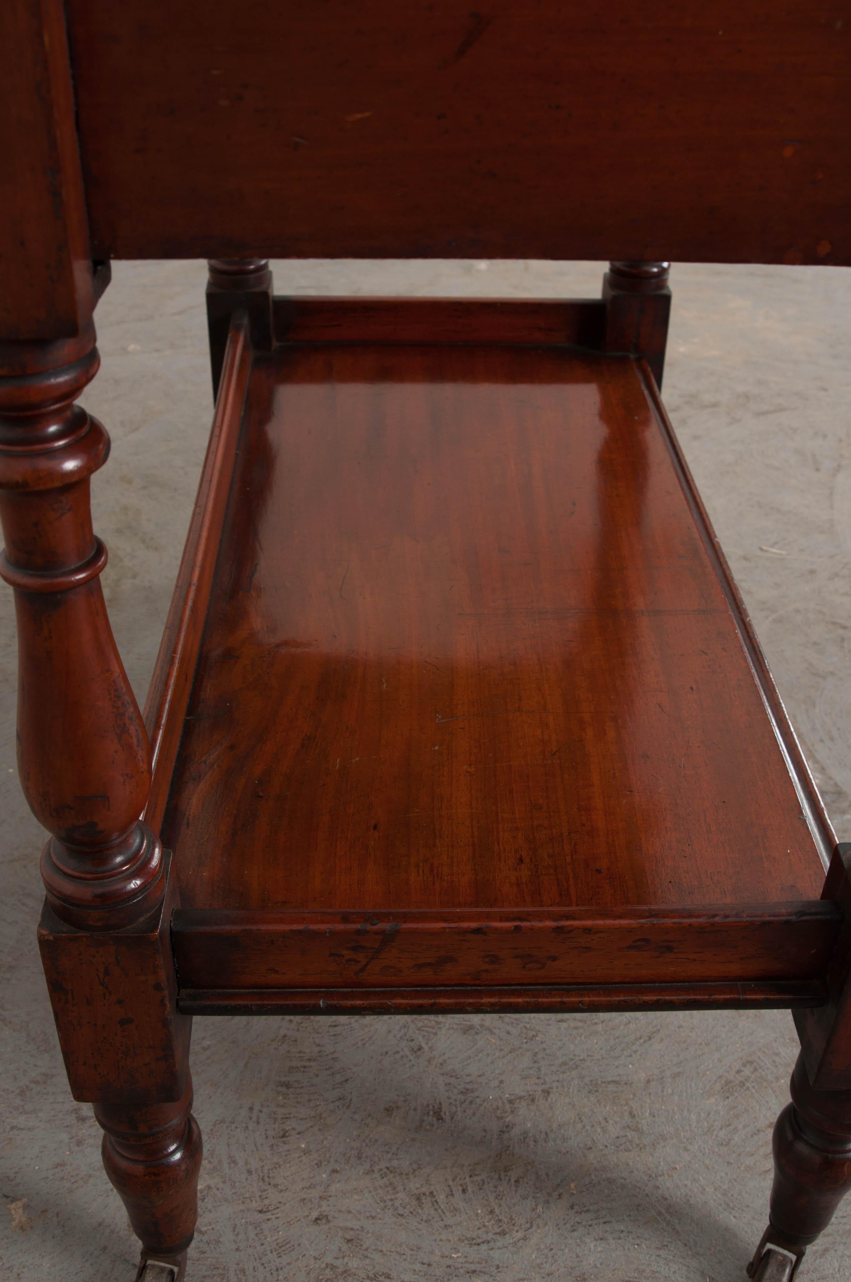 Dutch 19th Century Mahogany Tea Trolley 2