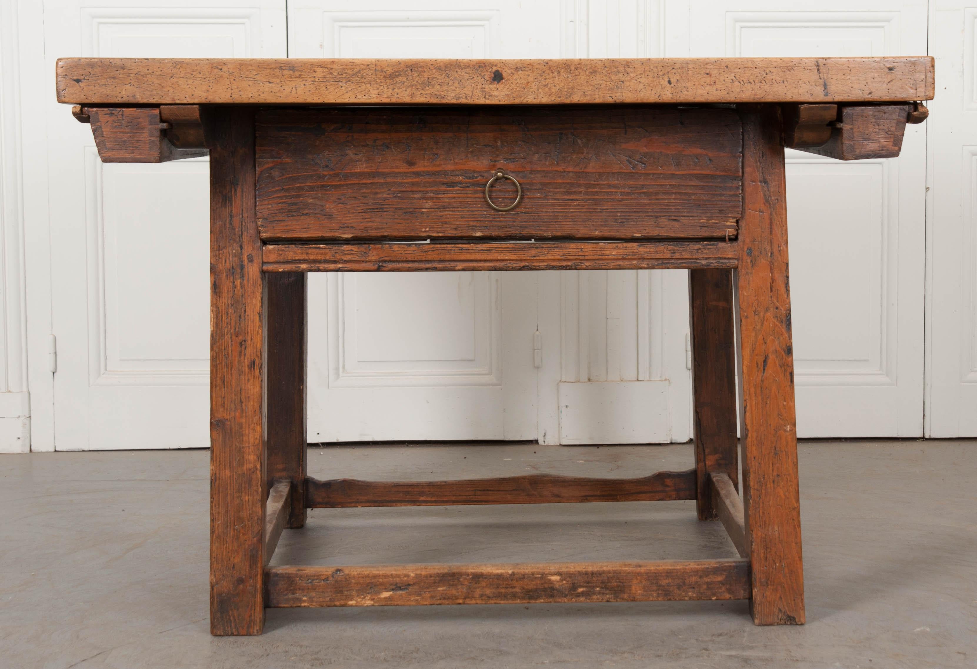 Dutch 19th Century Mixed Woods Paying Desk 9