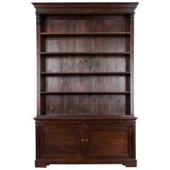 Dutch 19th Century Oak Bookcase