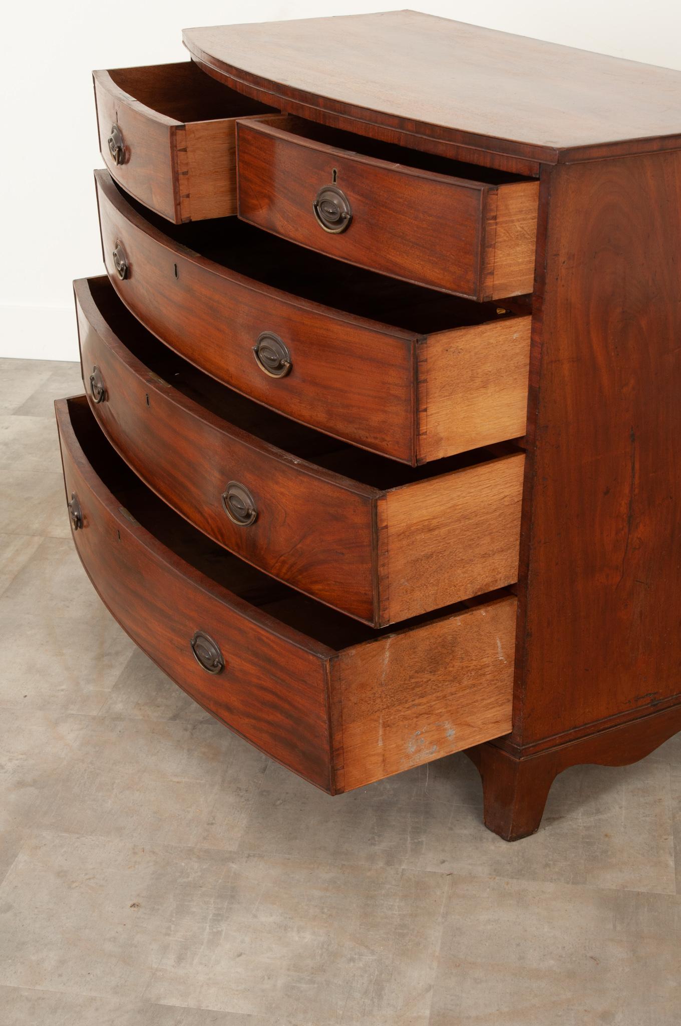 Dutch 19th Century Oak Chest of Drawers 4