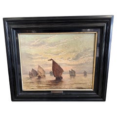 Peinture à l'huile hollandaise du 19e siècle