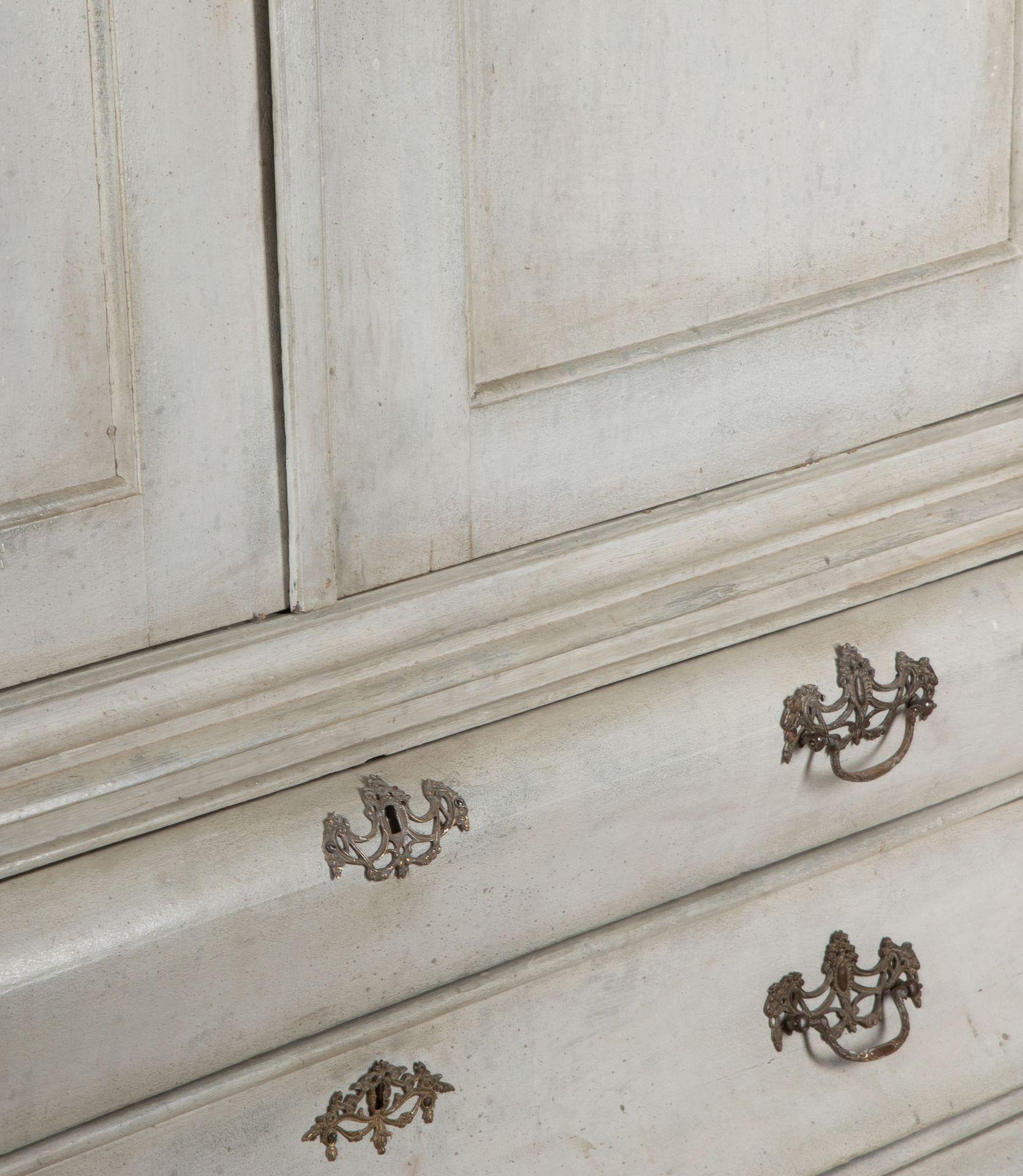 Dutch 19th Century Painted Linen Press 11