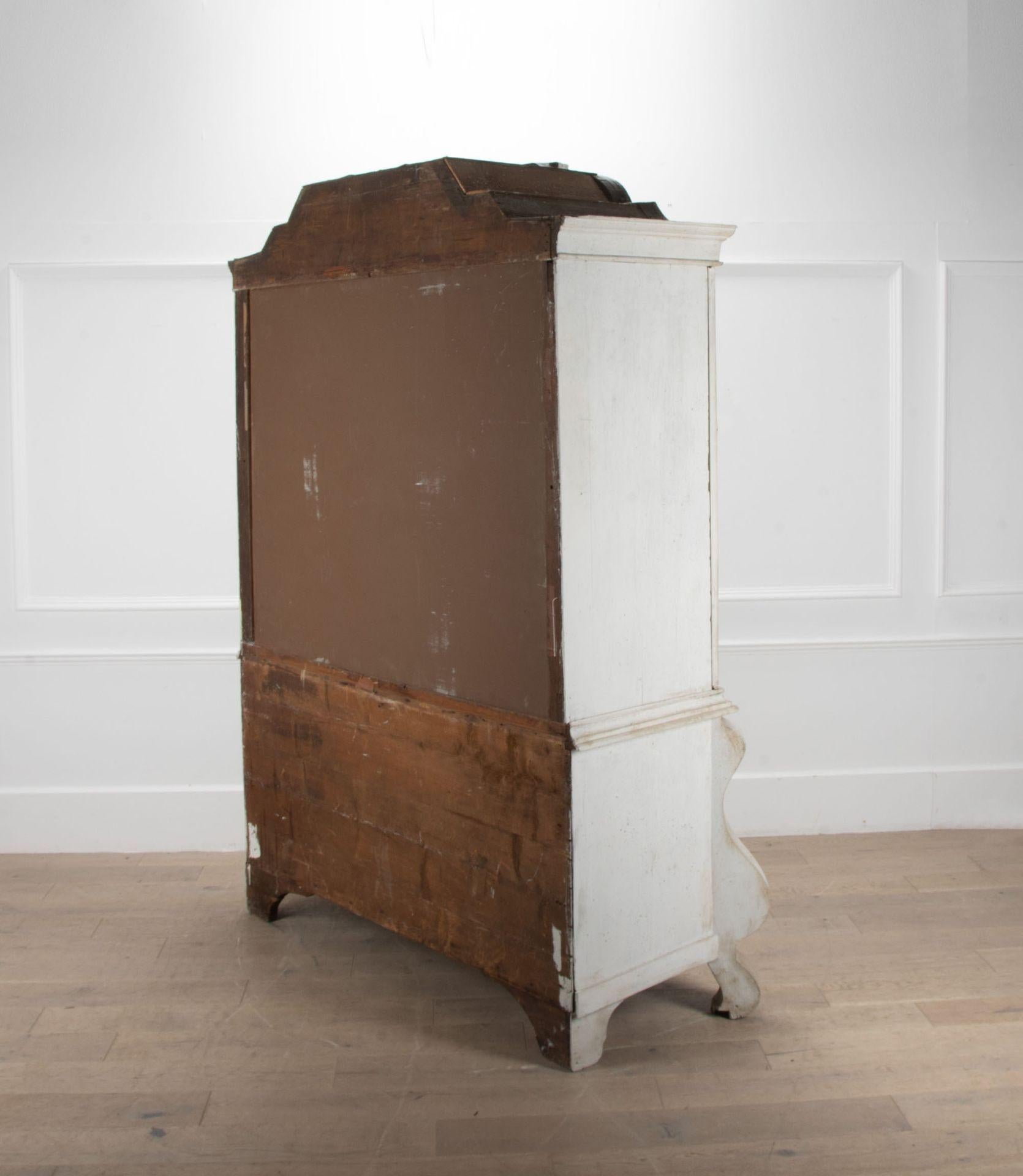 Dutch 19th Century Painted Linen Press 13