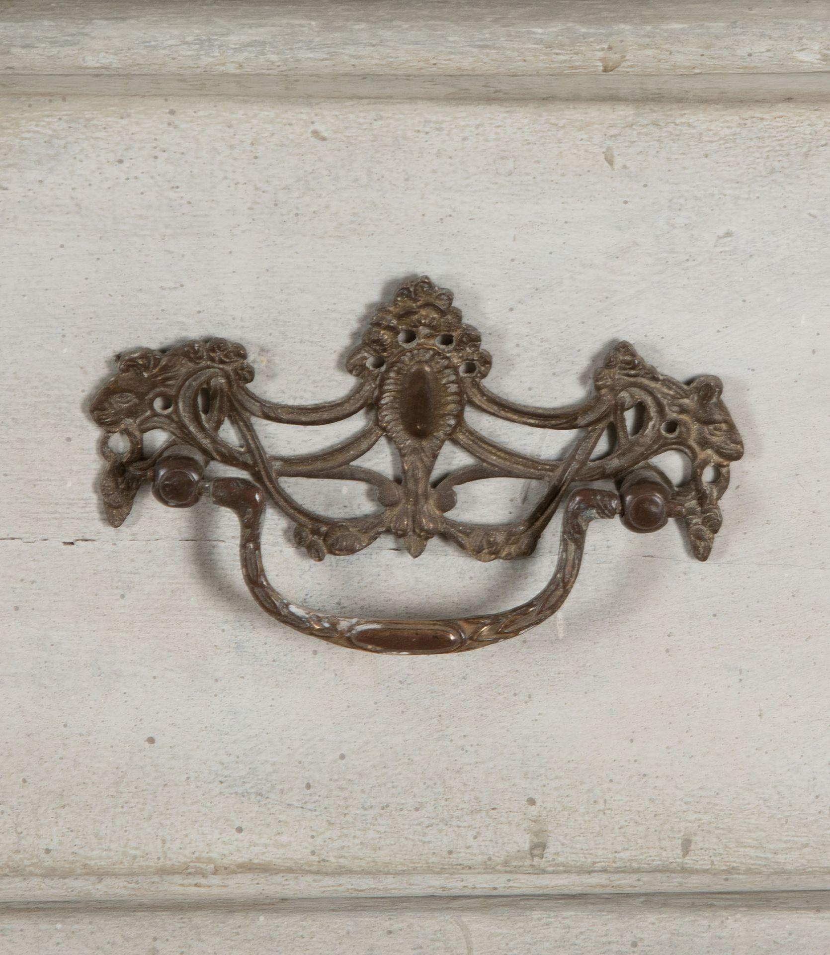 Dutch 19th Century Painted Linen Press 4