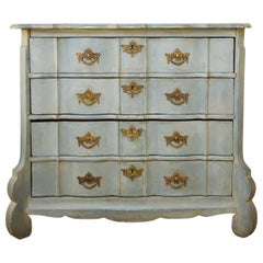 Dutch 19th Century Serpentine Fronted Commode