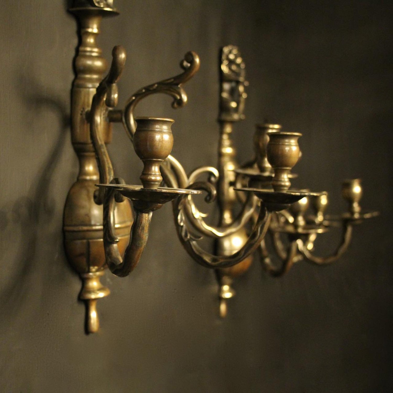 Dutch 19th Century Set Of 4 Bronze Antique Sconces At 1stdibs Bronze Antique Sconces At 1stdibs