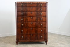 Dutch 19th Century Seven-Drawer Mahogany Chest