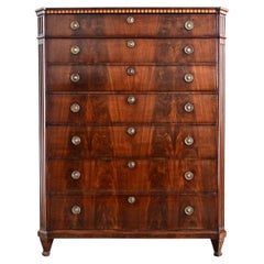 Dutch 19th Century Seven-Drawer Mahogany Chest