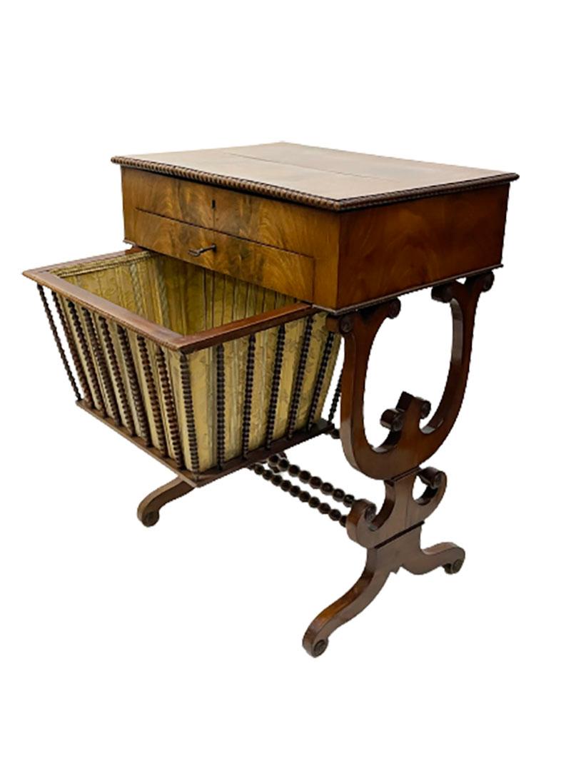 Dutch 19th Century Sewing Table, Biedermeijer, Ca 1860-1880 For Sale 9