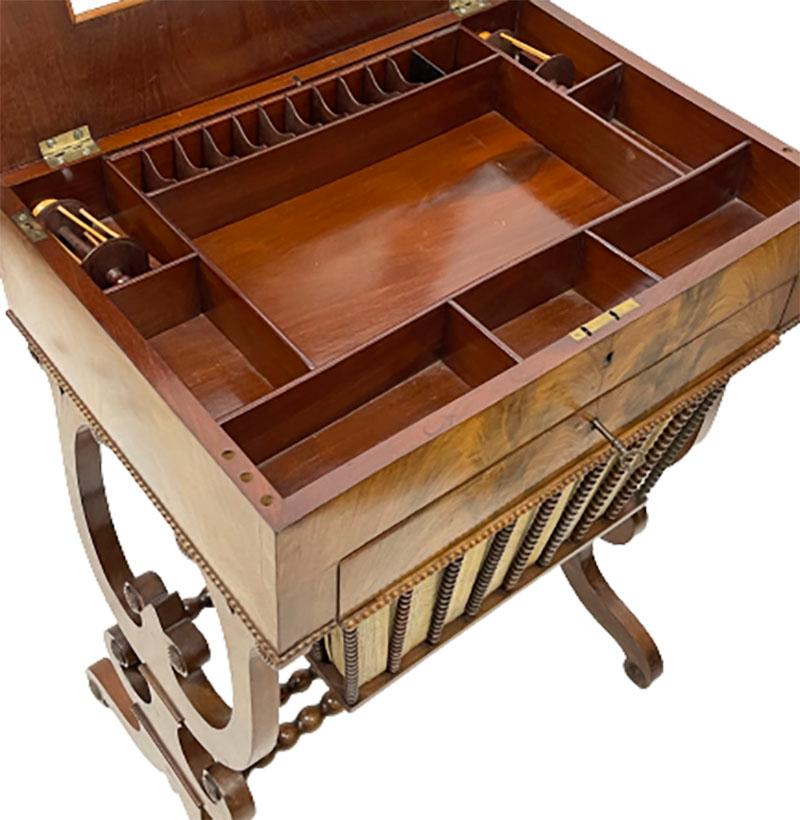 Dutch 19th Century Sewing Table, Biedermeijer, Ca 1860-1880 For Sale 4