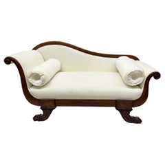 Kleines niederländisches Biedermeier-Sofa, 19. Jahrhundert, um 1860