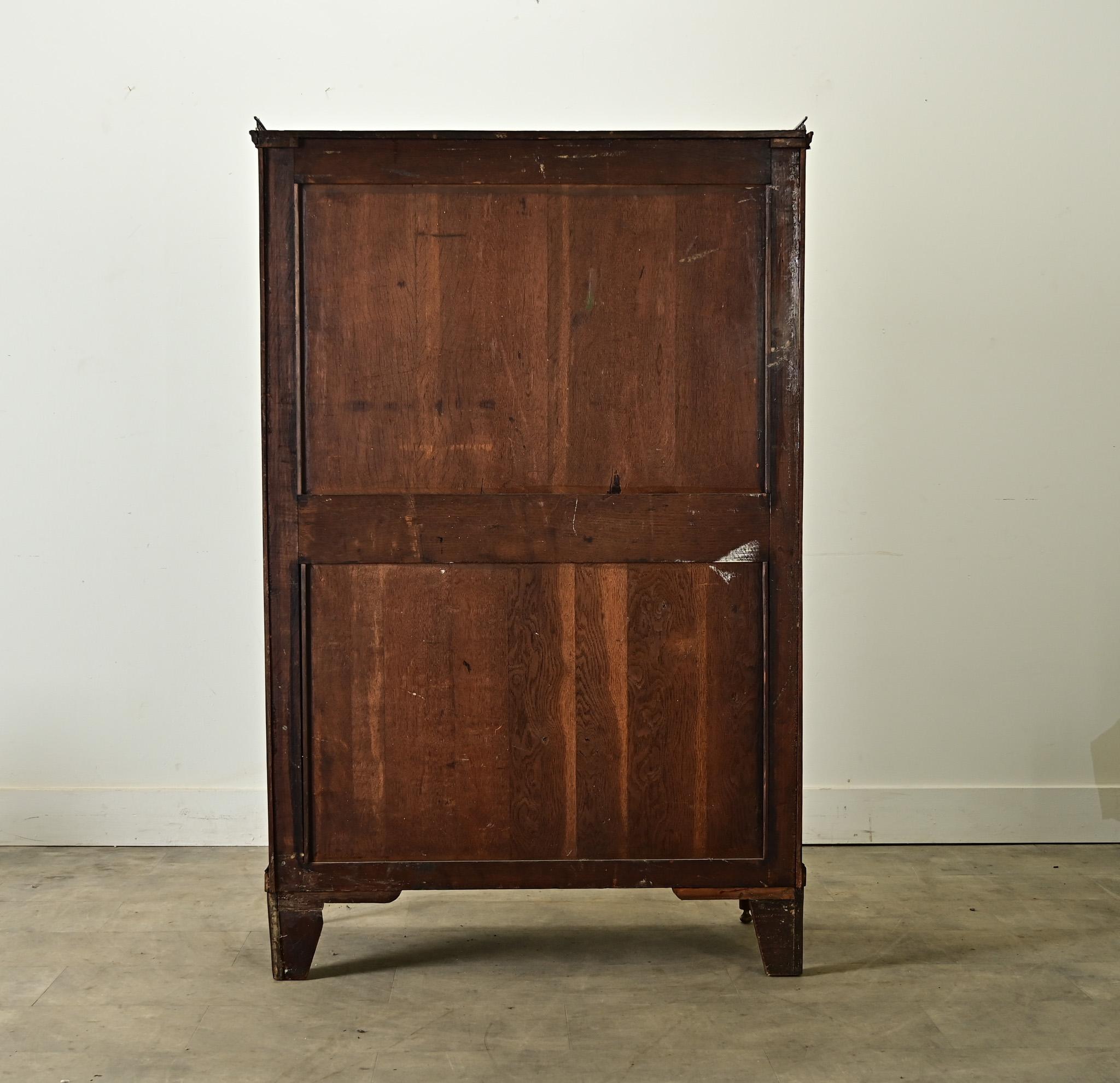 Tallboy in stile impero in mogano del XX secolo olandese in vendita 7