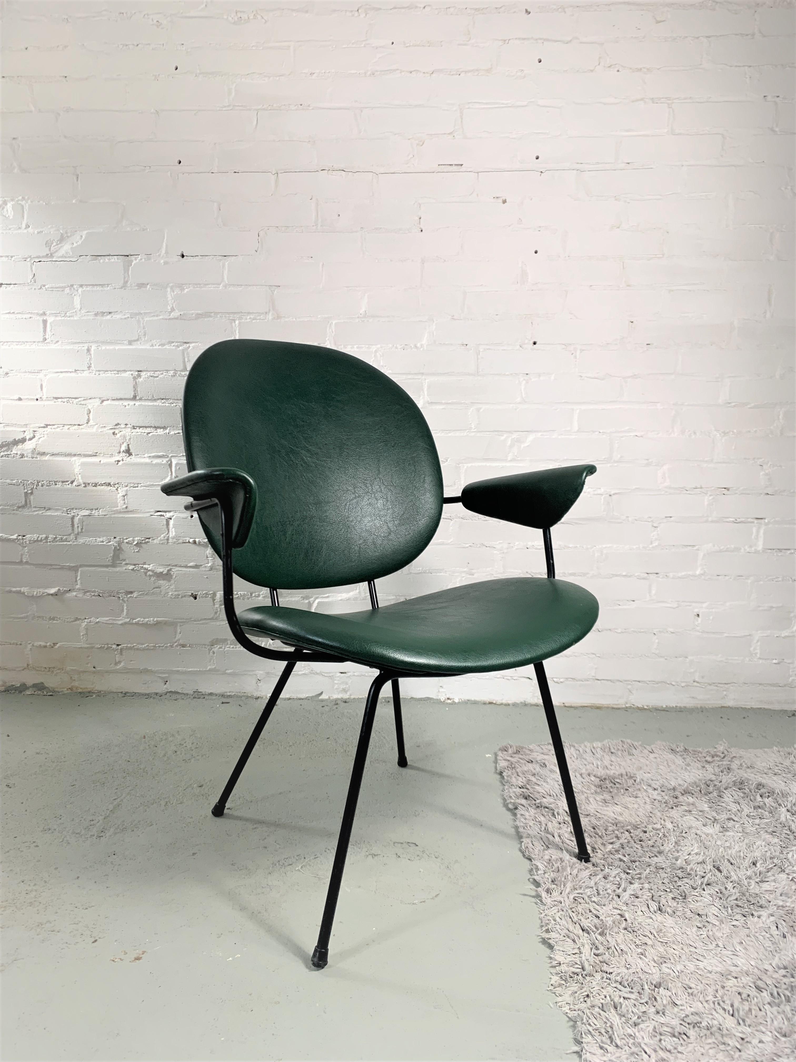 Metal Dutch 302 Armchair by Willem H. Gispen for Kembo, 1960s