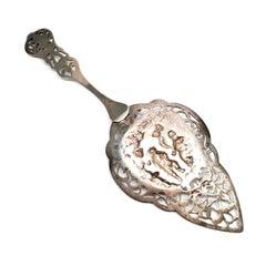 Dutch 833 Silver Dance Scene Pie Server
