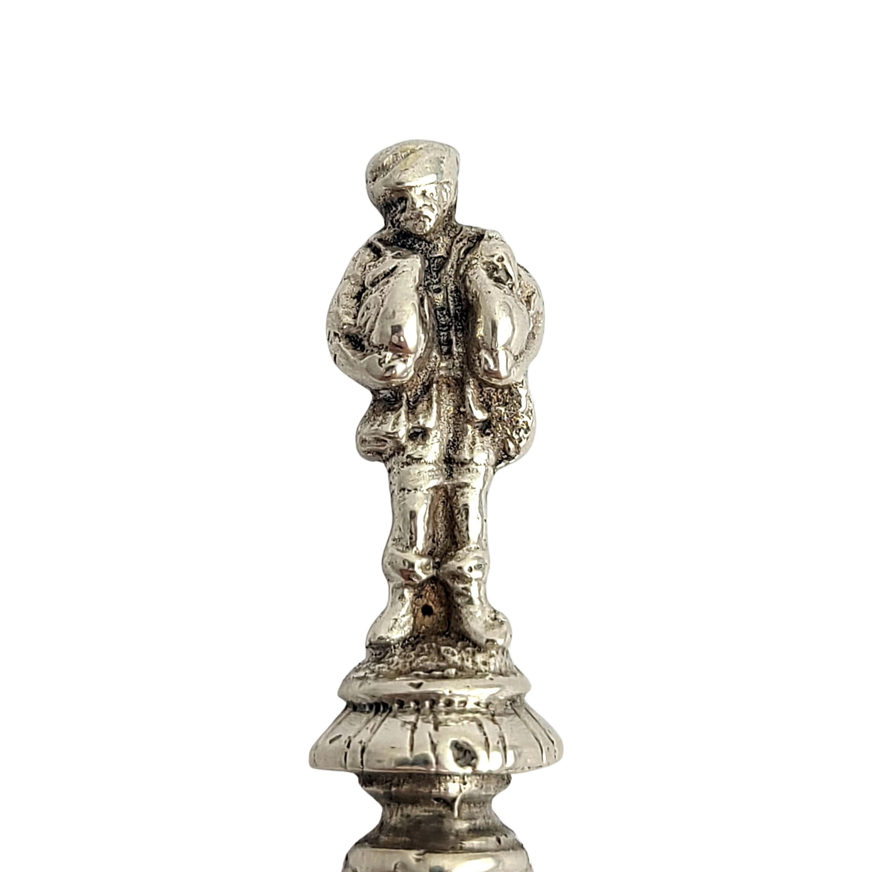Forchetta figurata olandese in argento .833 in vendita 4
