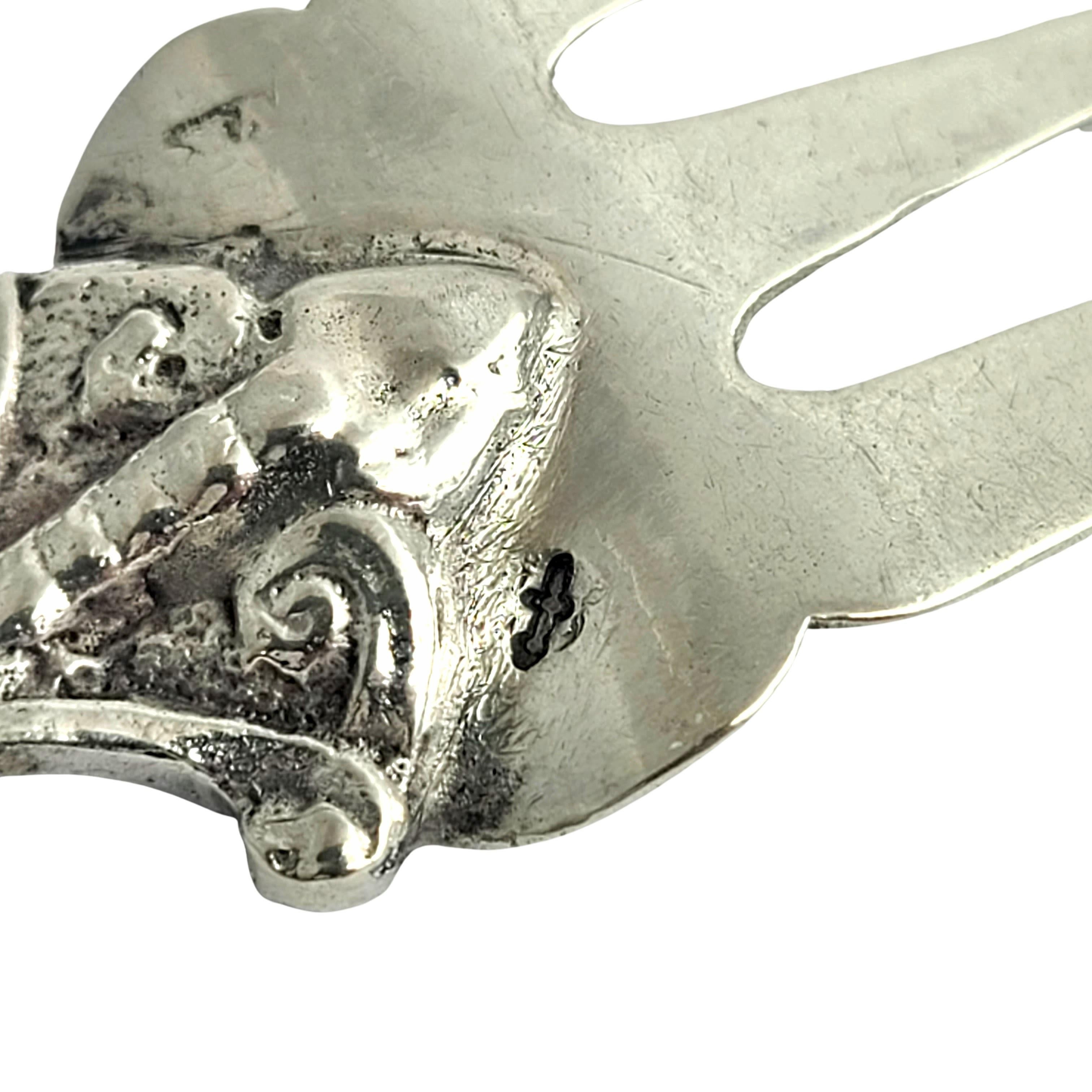 Dutch .833 Silver Figural Fork For Sale 3