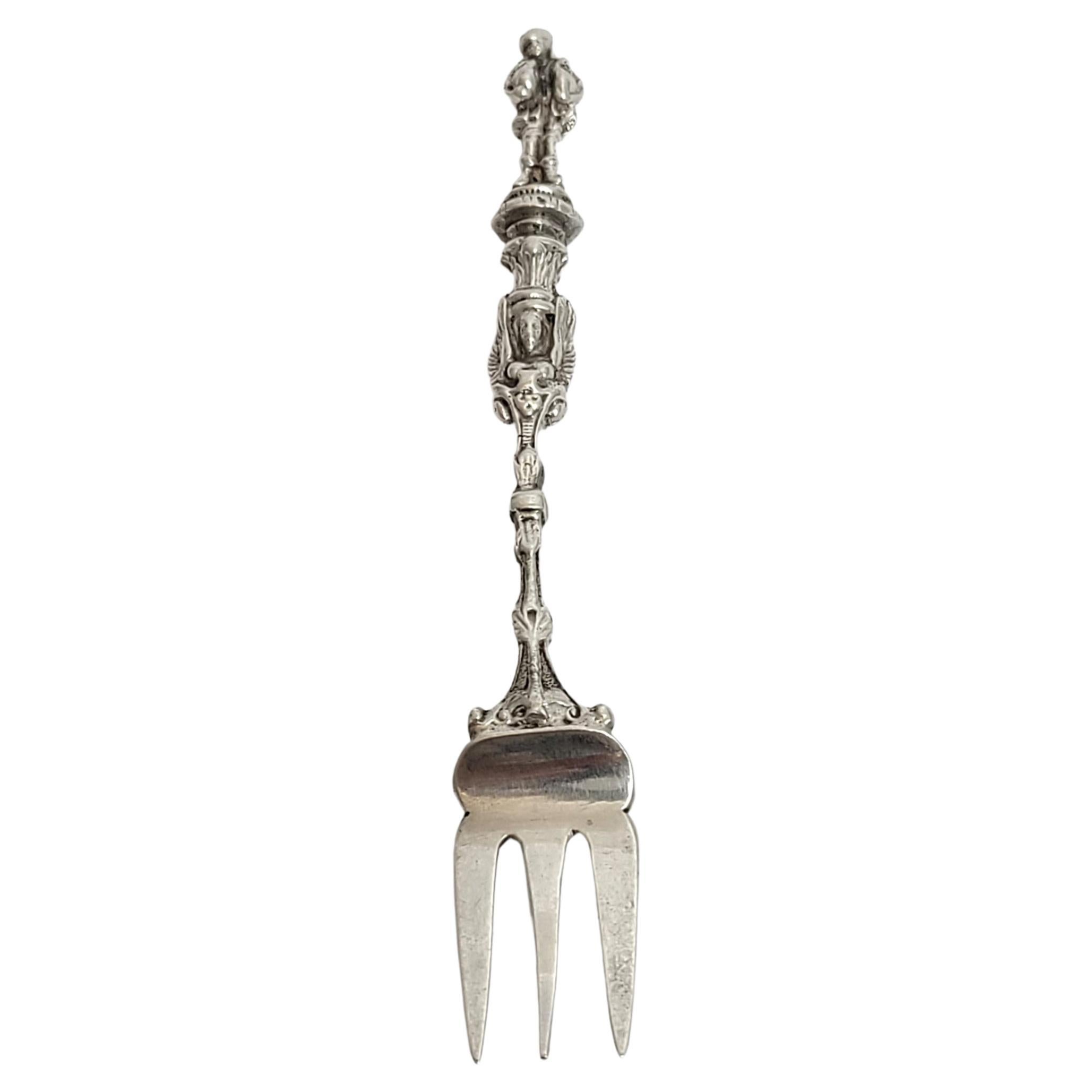 Dutch .833 Silver Figural Fork For Sale