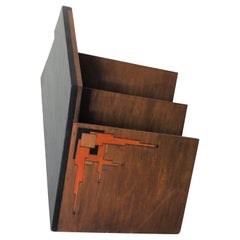 Porte-revues de l'école hollandaise d'Amsterdam par Conrad Fehn, années 1920