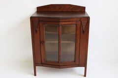 Dutch Antique Art Deco Amsterdamse School 1930 Tea Cabinet / Display Cabinet Bar