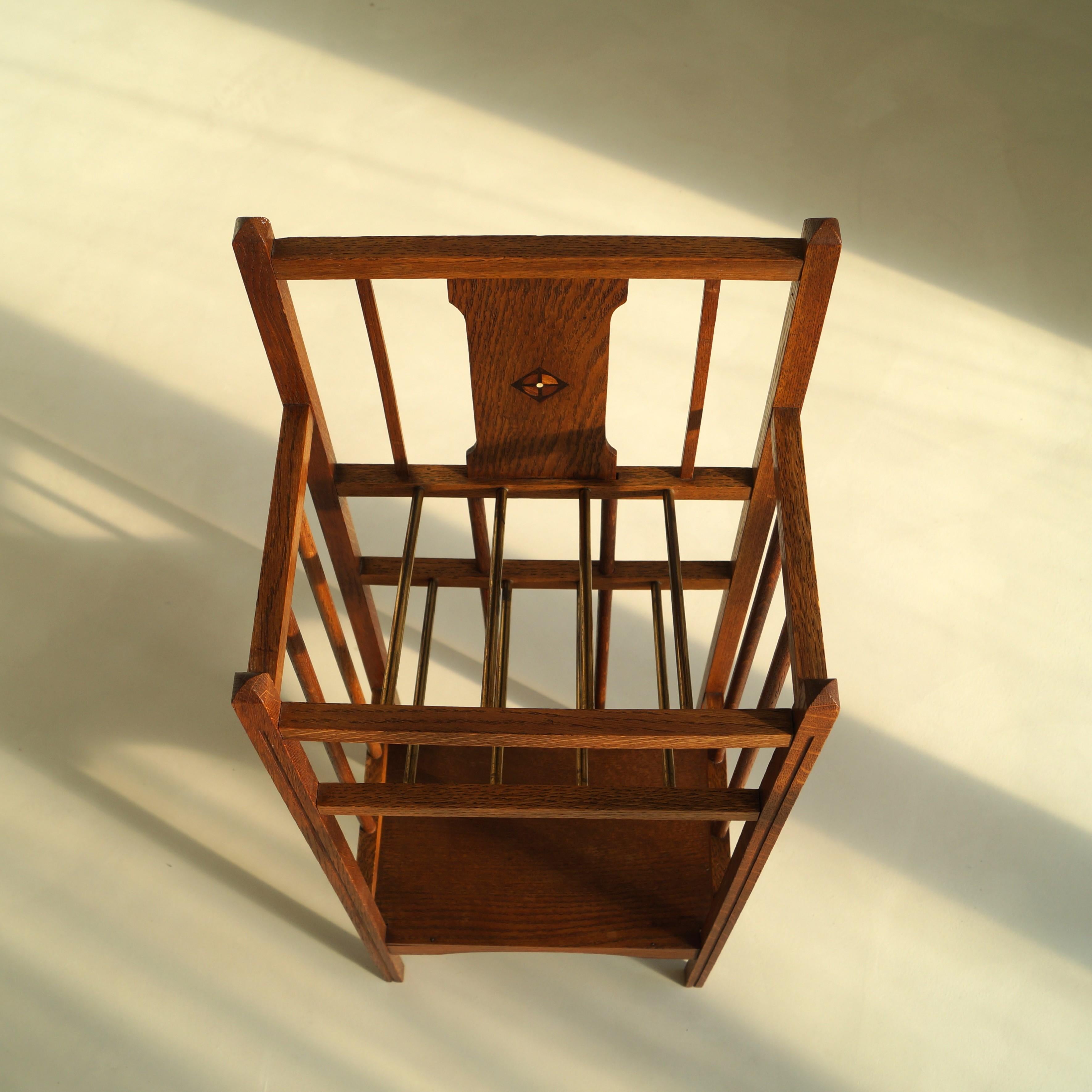 Porte-revues ancien Art Nouveau/Nieuwe Kunst hollandais en vente 3