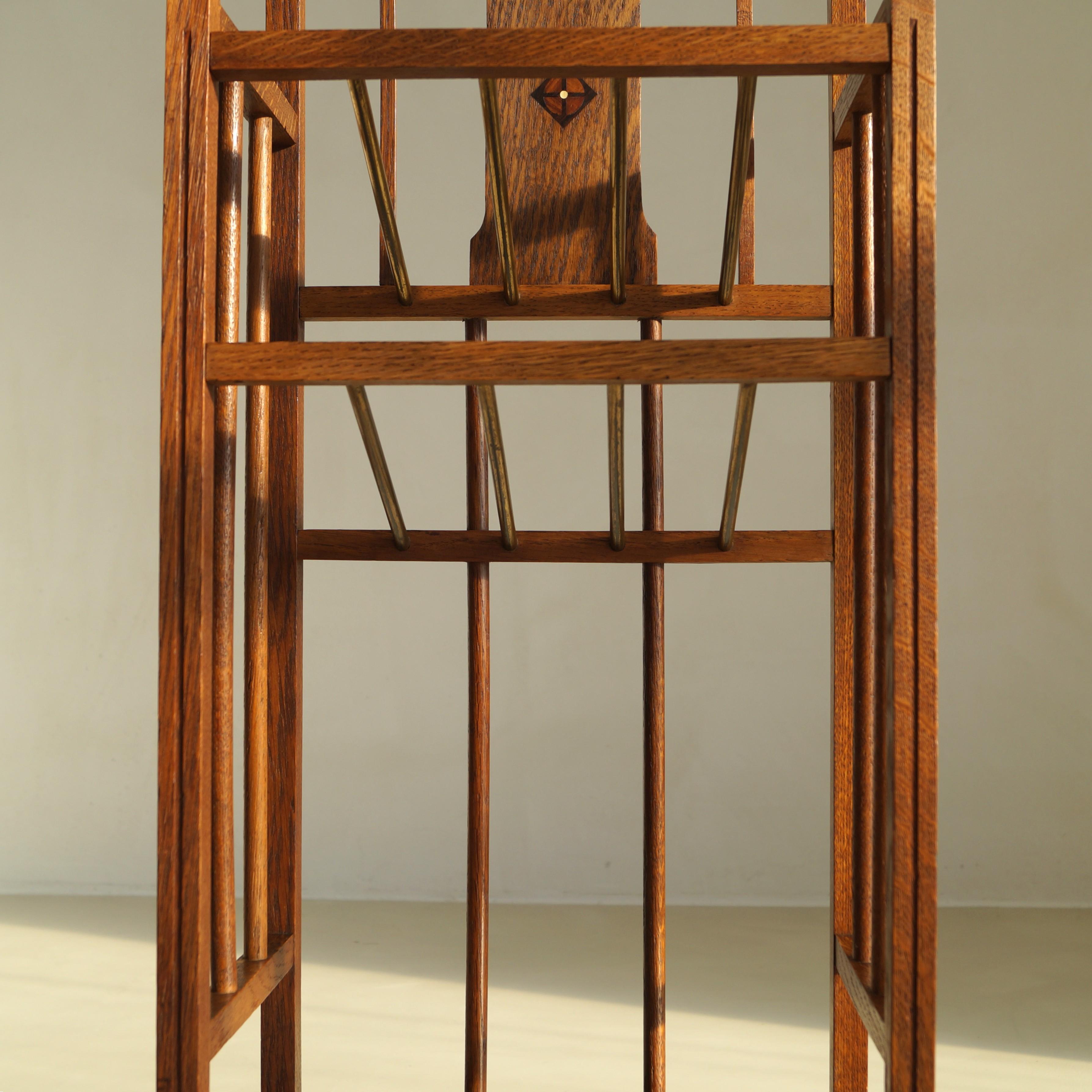 Début du 20ème siècle Porte-revues ancien Art Nouveau/Nieuwe Kunst hollandais en vente