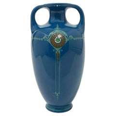 Vintage Dutch Arnhemsche Fayencefabriek, N.V. earthenware vase, 1910-1915