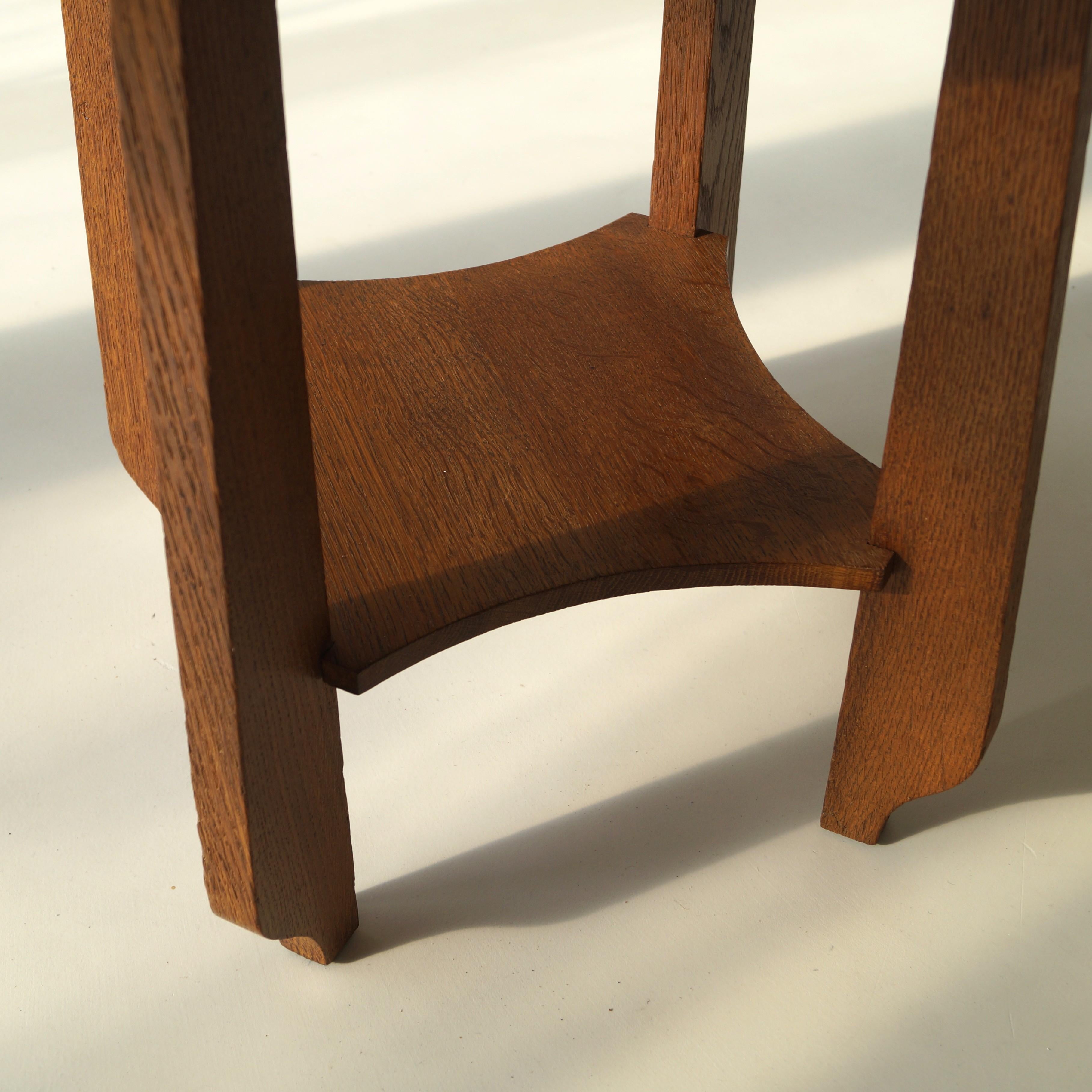 Dutch Art Deco Amsterdam School/Arts & Crafts occasional table, 1920s For Sale 7