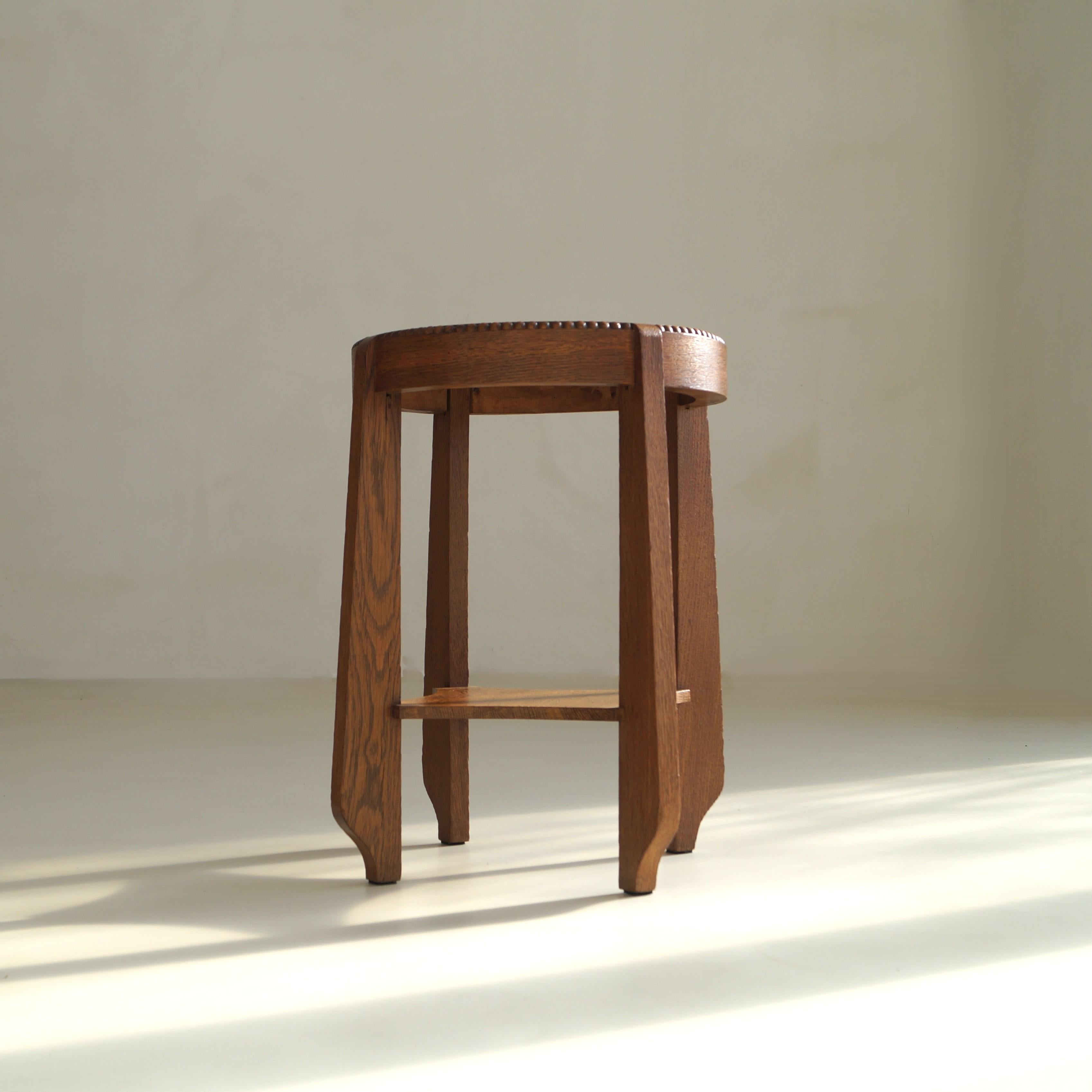 Dutch Art Deco Amsterdam School/Arts & Crafts occasional table, 1920s For Sale 10