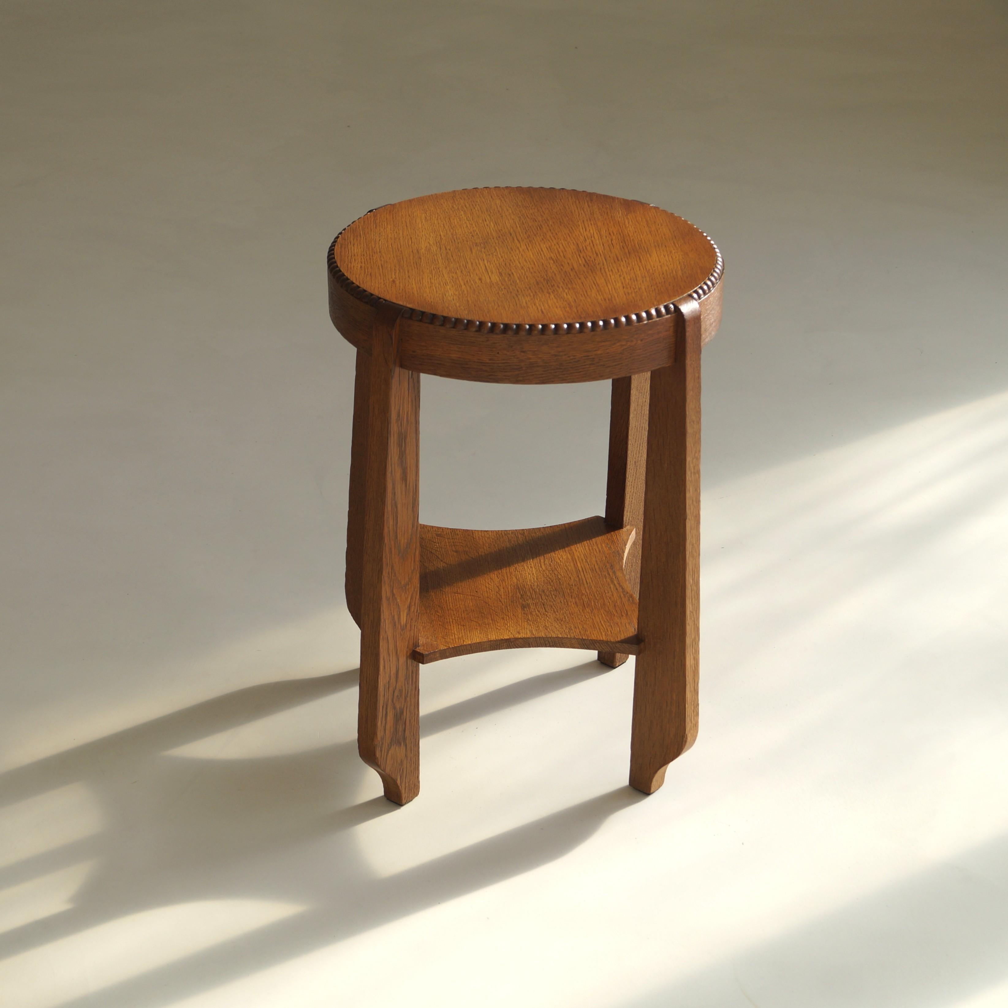 Dutch Art Deco Amsterdam School/Arts & Crafts occasional table, 1920s For Sale 11