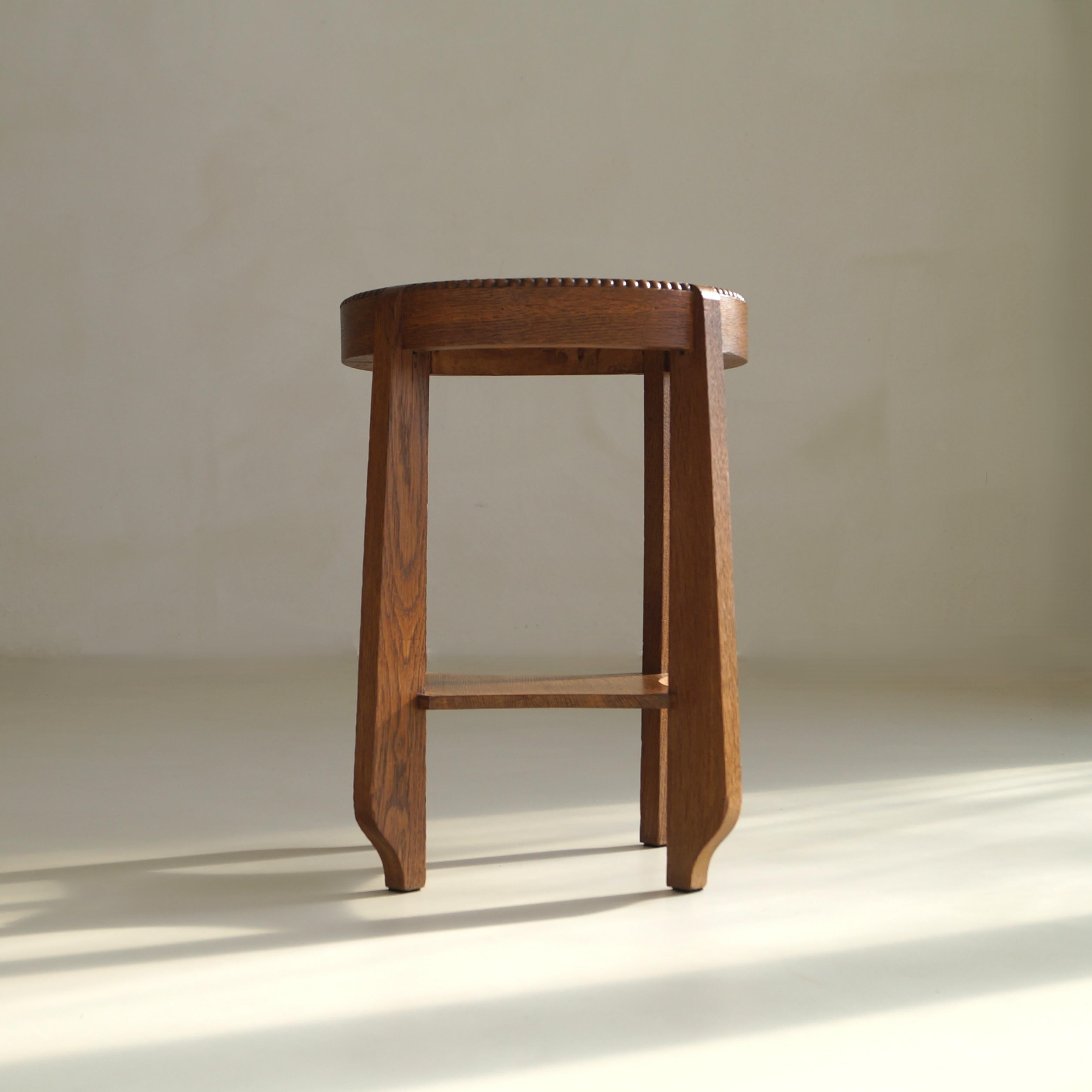 Dutch Art Deco Amsterdam School/Arts & Crafts occasional table, 1920s For Sale 12