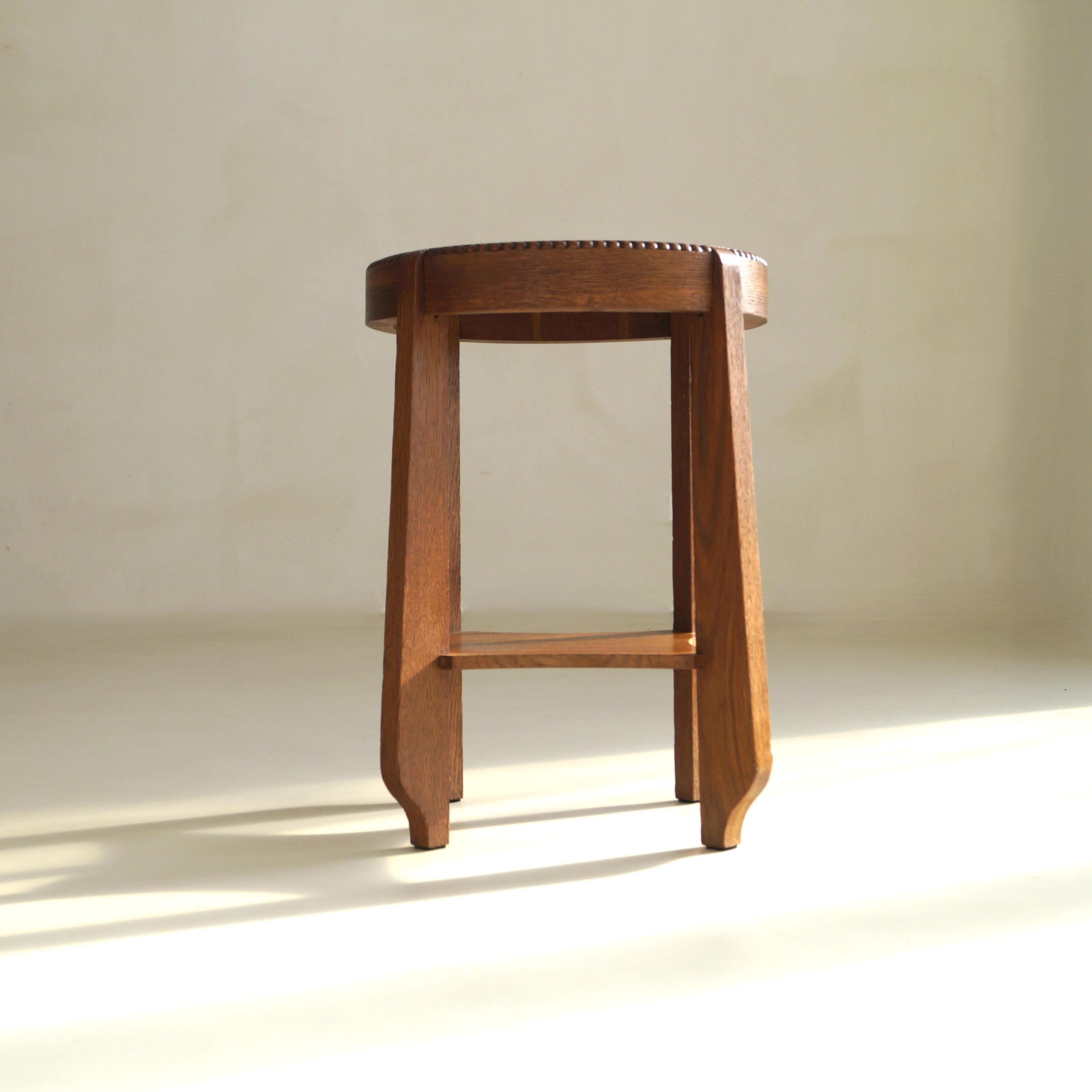 Early 20th Century Dutch Art Deco Amsterdam School/Arts & Crafts occasional table, 1920s For Sale