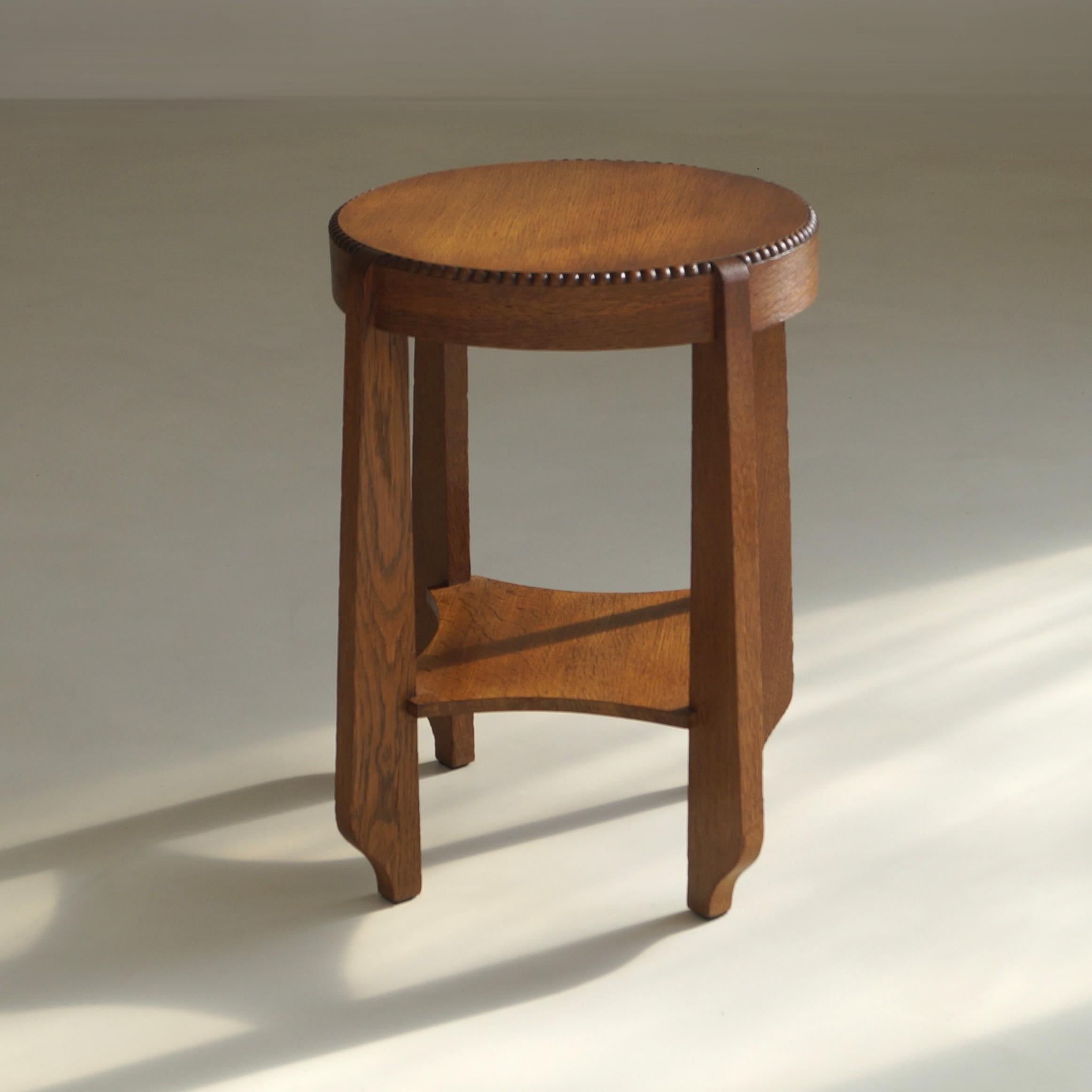 Dutch Art Deco Amsterdam School/Arts & Crafts occasional table, 1920s For Sale 1