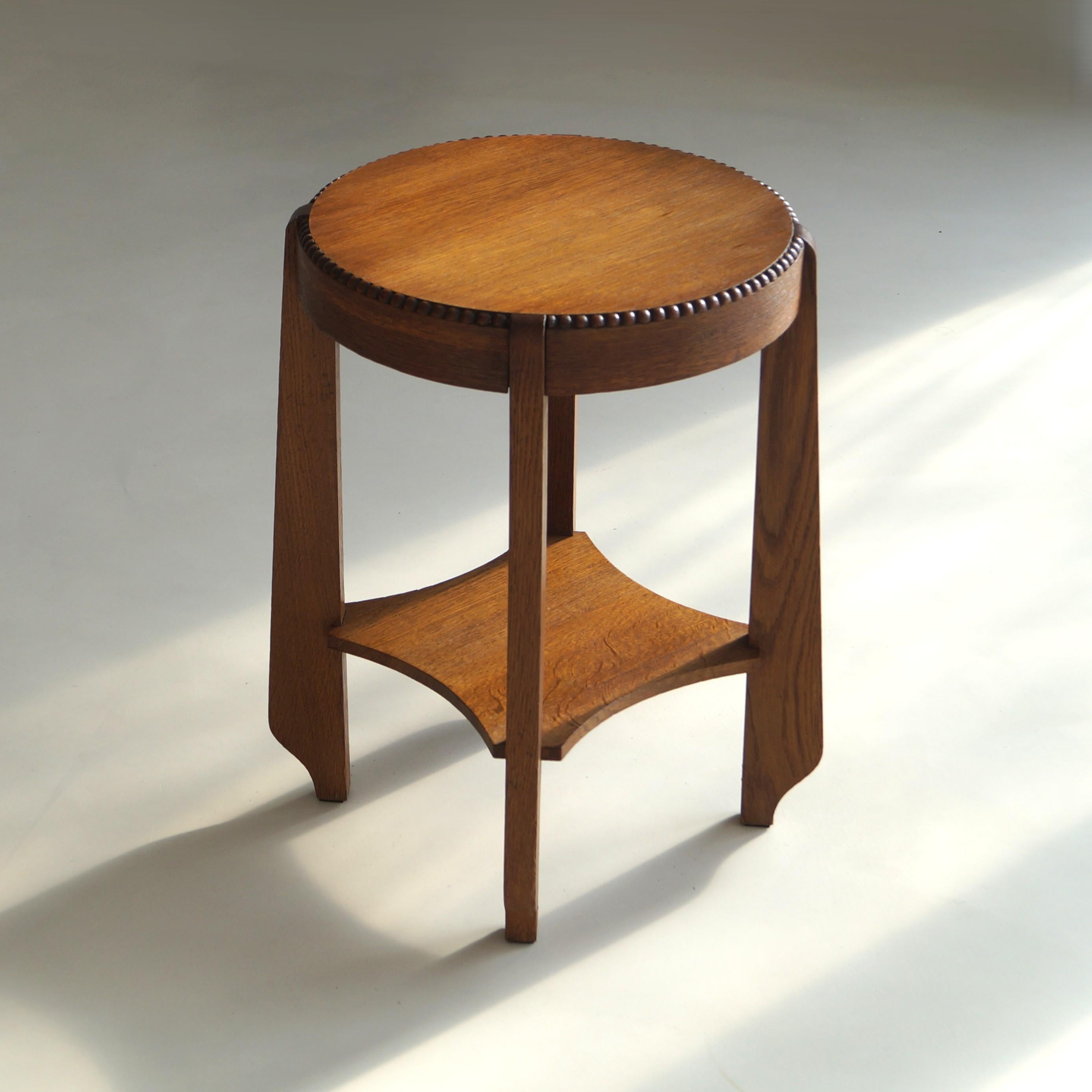 Dutch Art Deco Amsterdam School/Arts & Crafts occasional table, 1920s For Sale 2