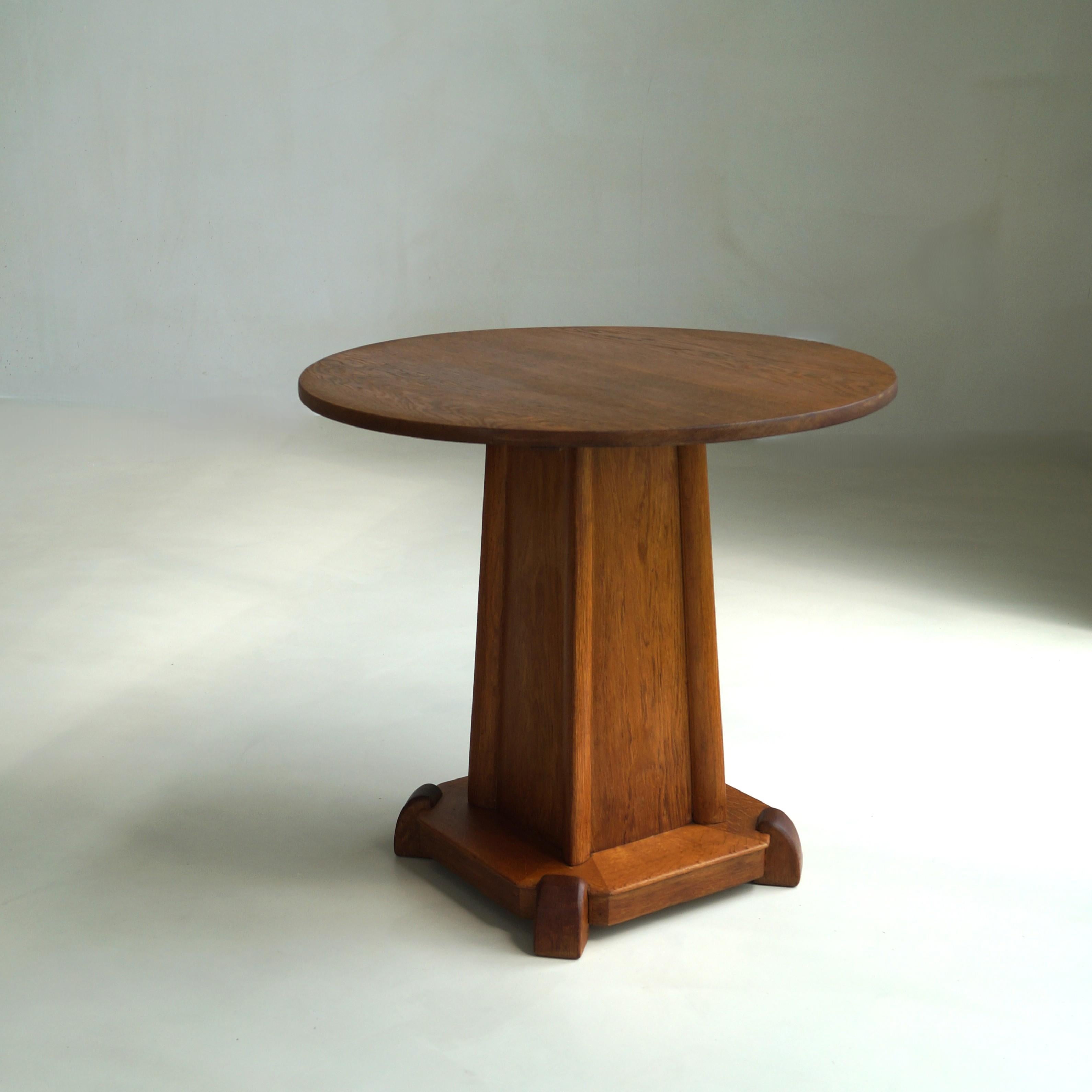 Dutch Art Deco Amsterdam School center table or coffee table, 1920s en venta 6