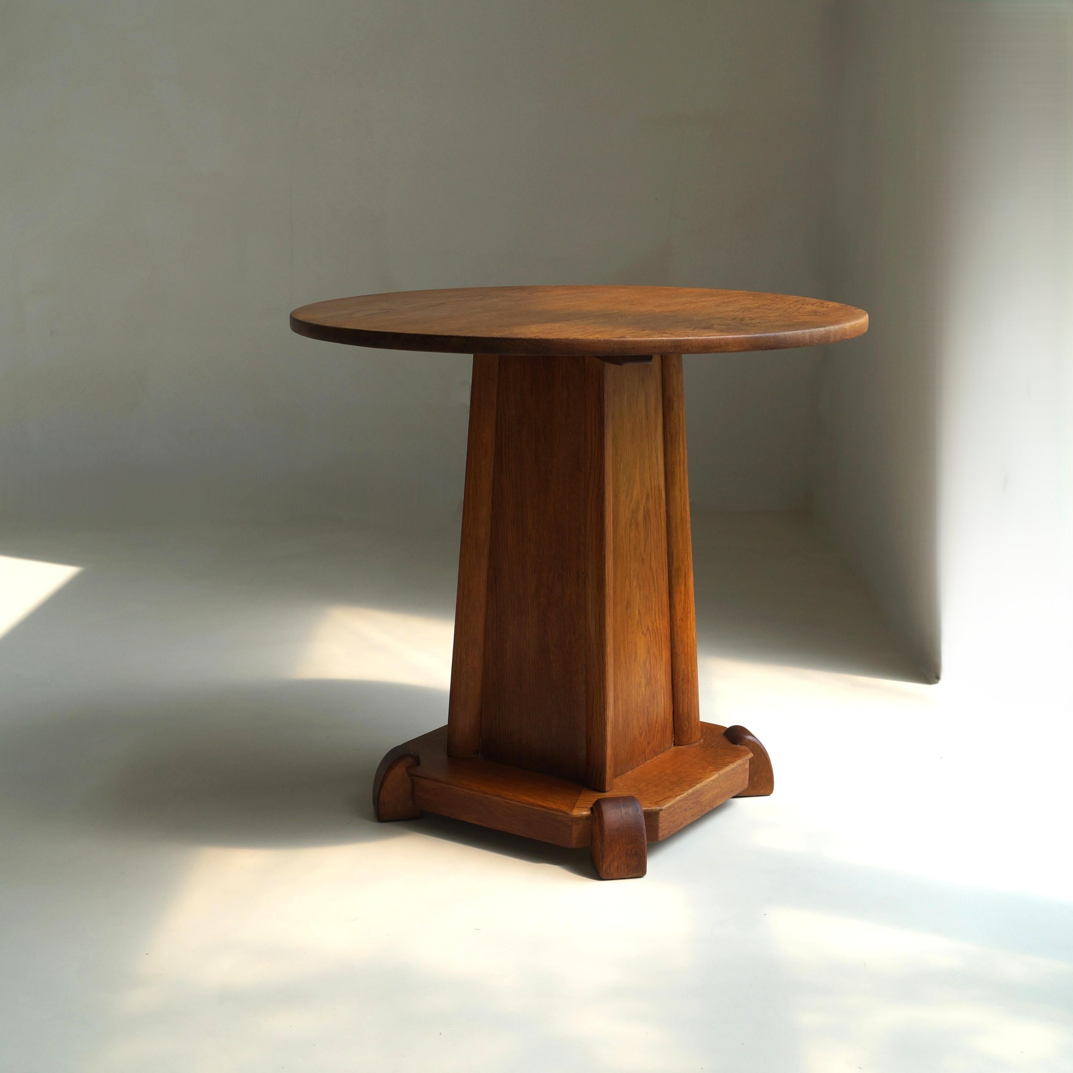 Dutch Art Deco Amsterdam School center table or coffee table, 1920s en venta 7