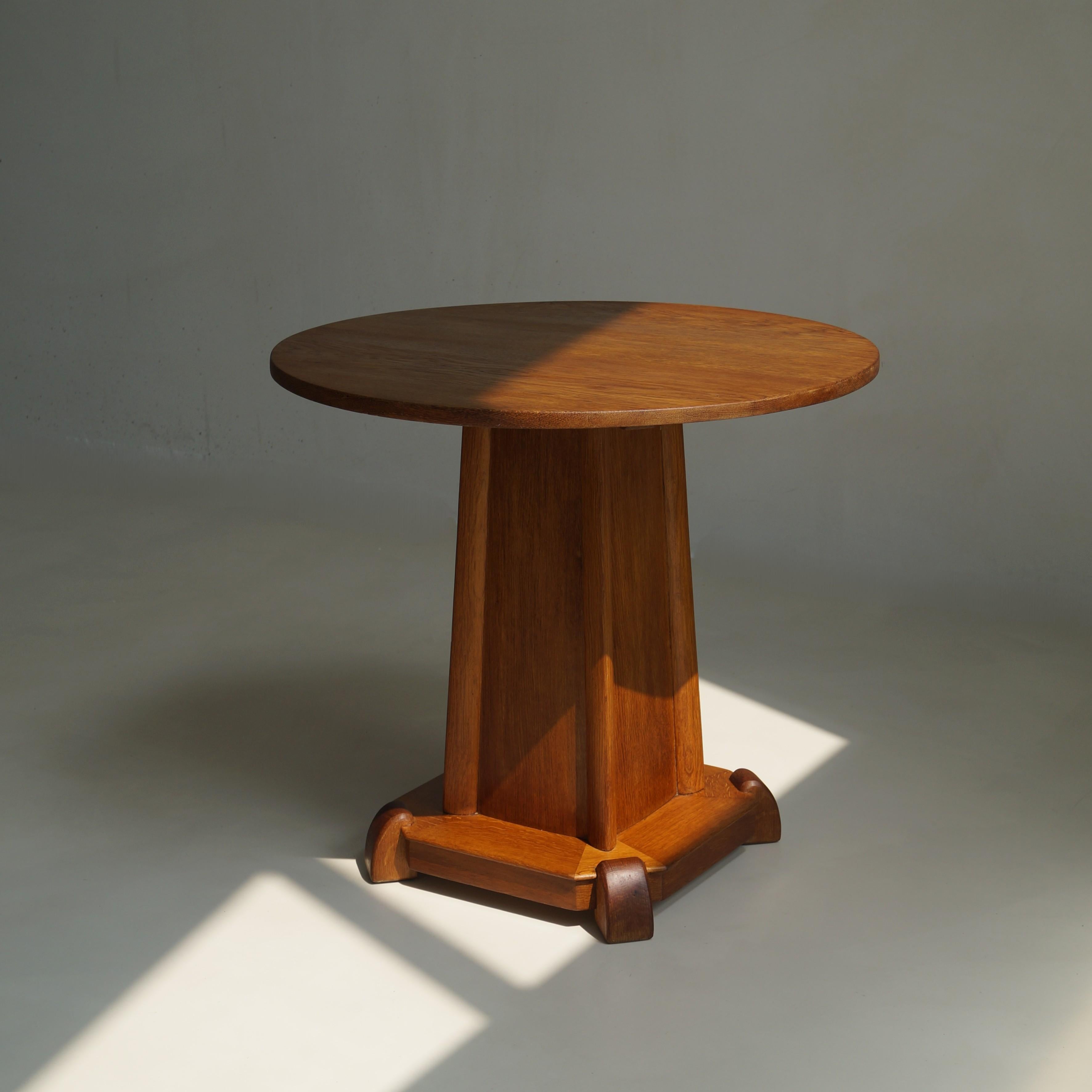 Dutch Art Deco Amsterdam School center table or coffee table, 1920s Art Decó en venta