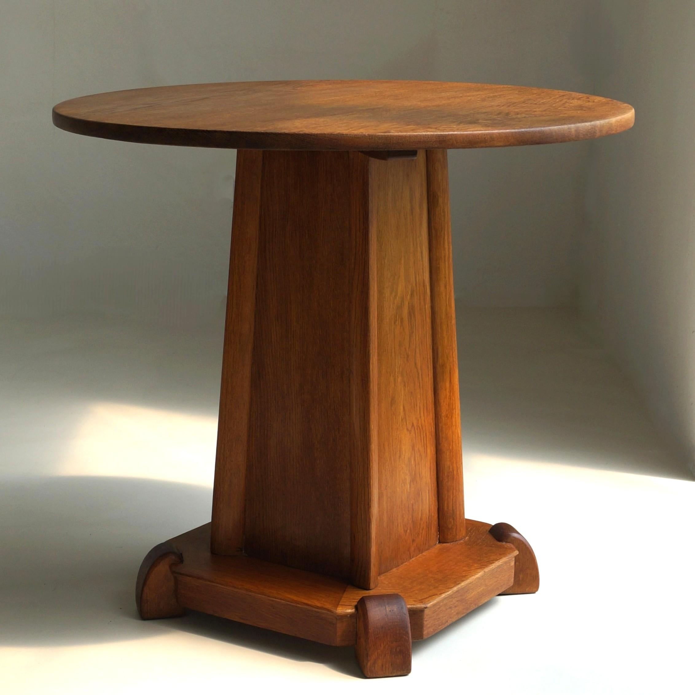 Dutch Art Deco Amsterdam School center table or coffee table, 1920s en venta 1