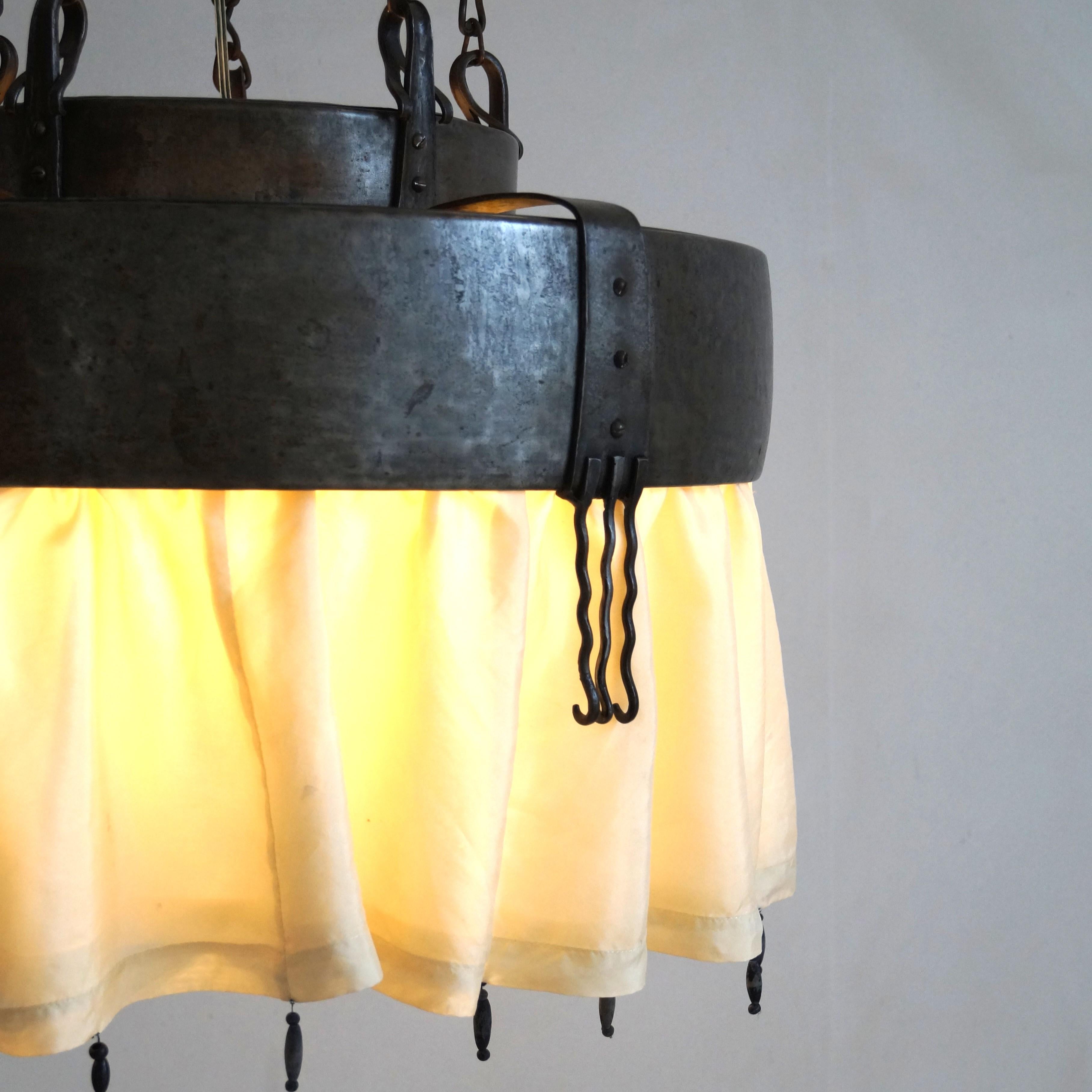 Lustre néerlandais Art déco de l'école d'Amsterdam par Winkelman & van der Bijl, c. 1925 en vente 2