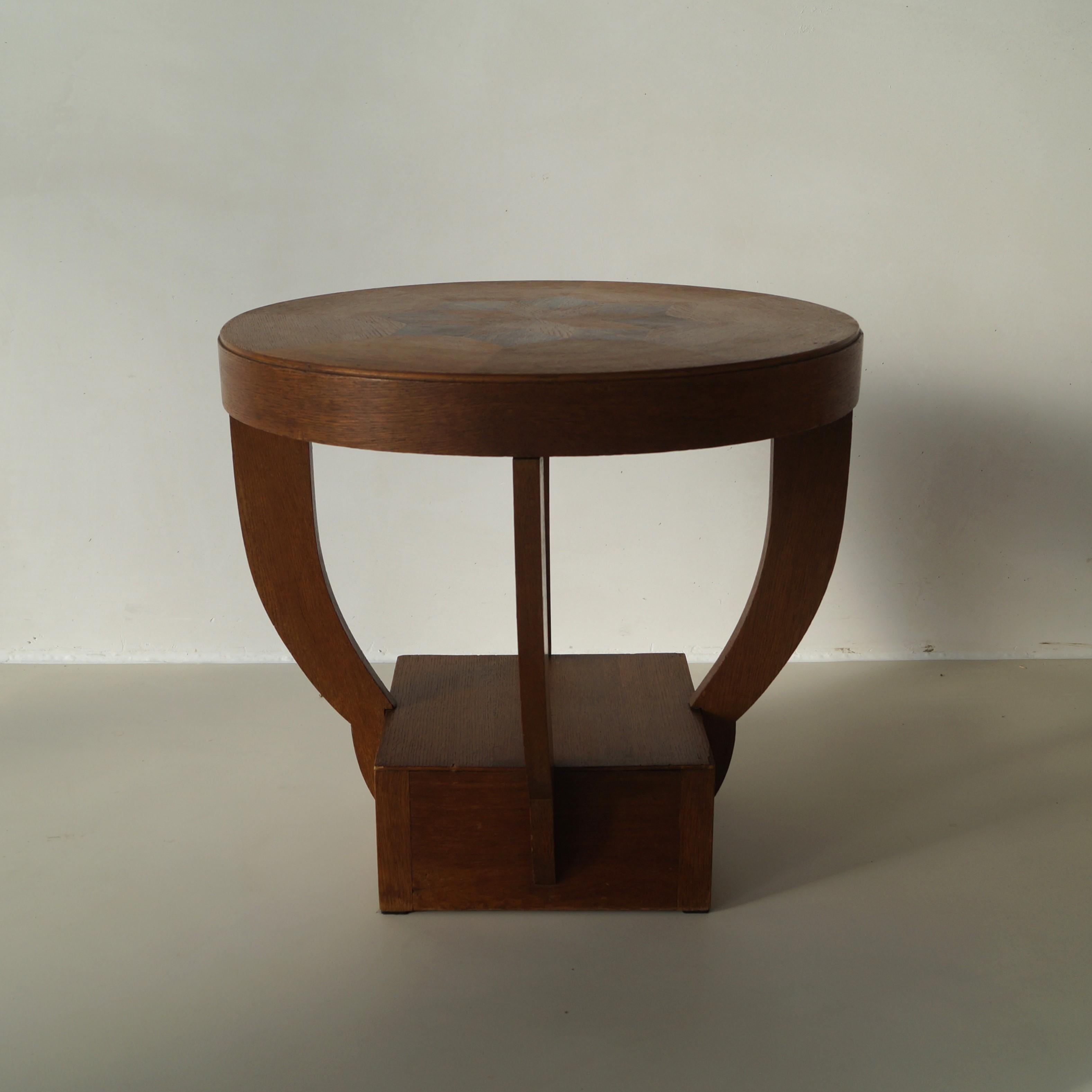 Mesa de centro Art Decó holandesa Escuela de Ámsterdam/Artes y Oficios holandeses modesta, años 20 en venta 4
