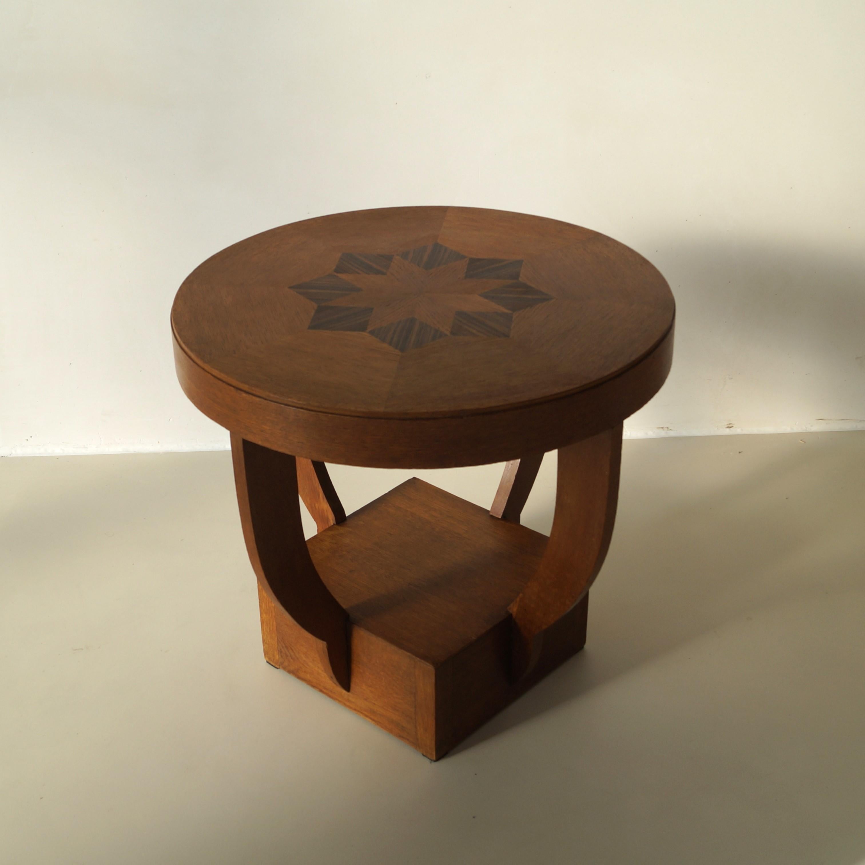 Mesa de centro Art Decó holandesa Escuela de Ámsterdam/Artes y Oficios holandeses modesta, años 20 en venta 5