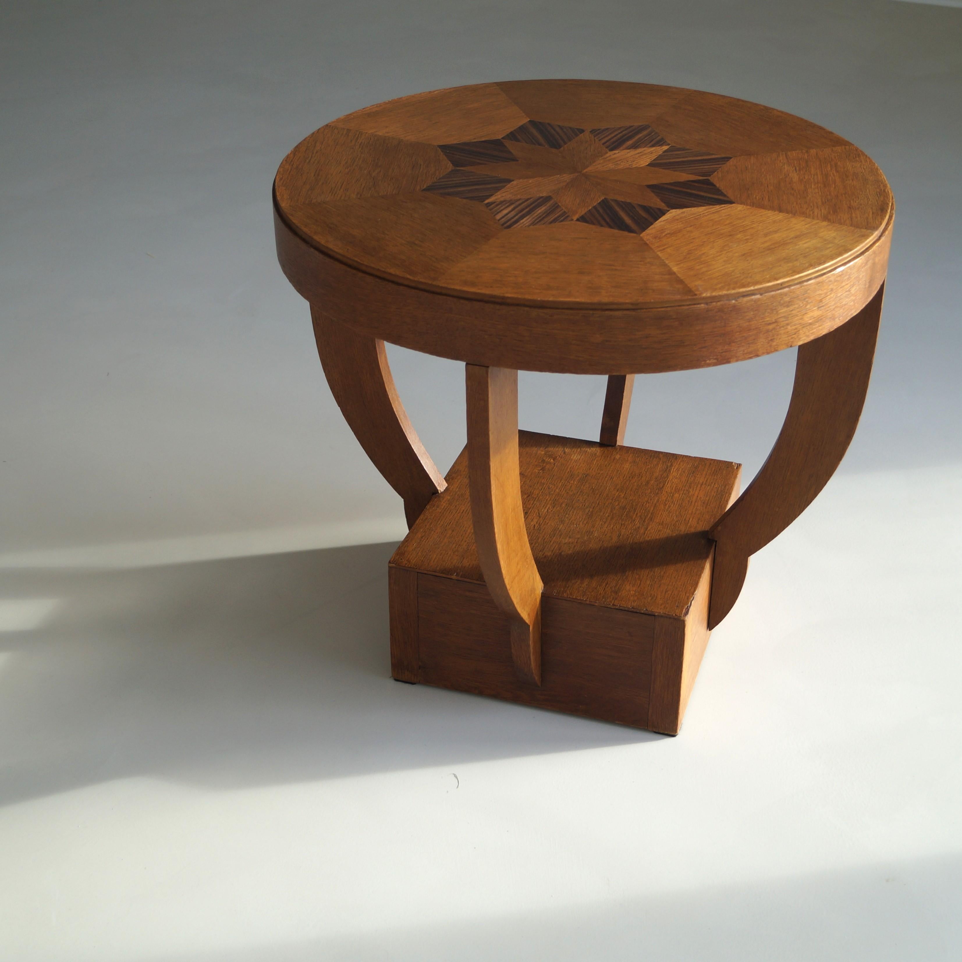 Mesa de centro Art Decó holandesa Escuela de Ámsterdam/Artes y Oficios holandeses modesta, años 20 Holandés en venta