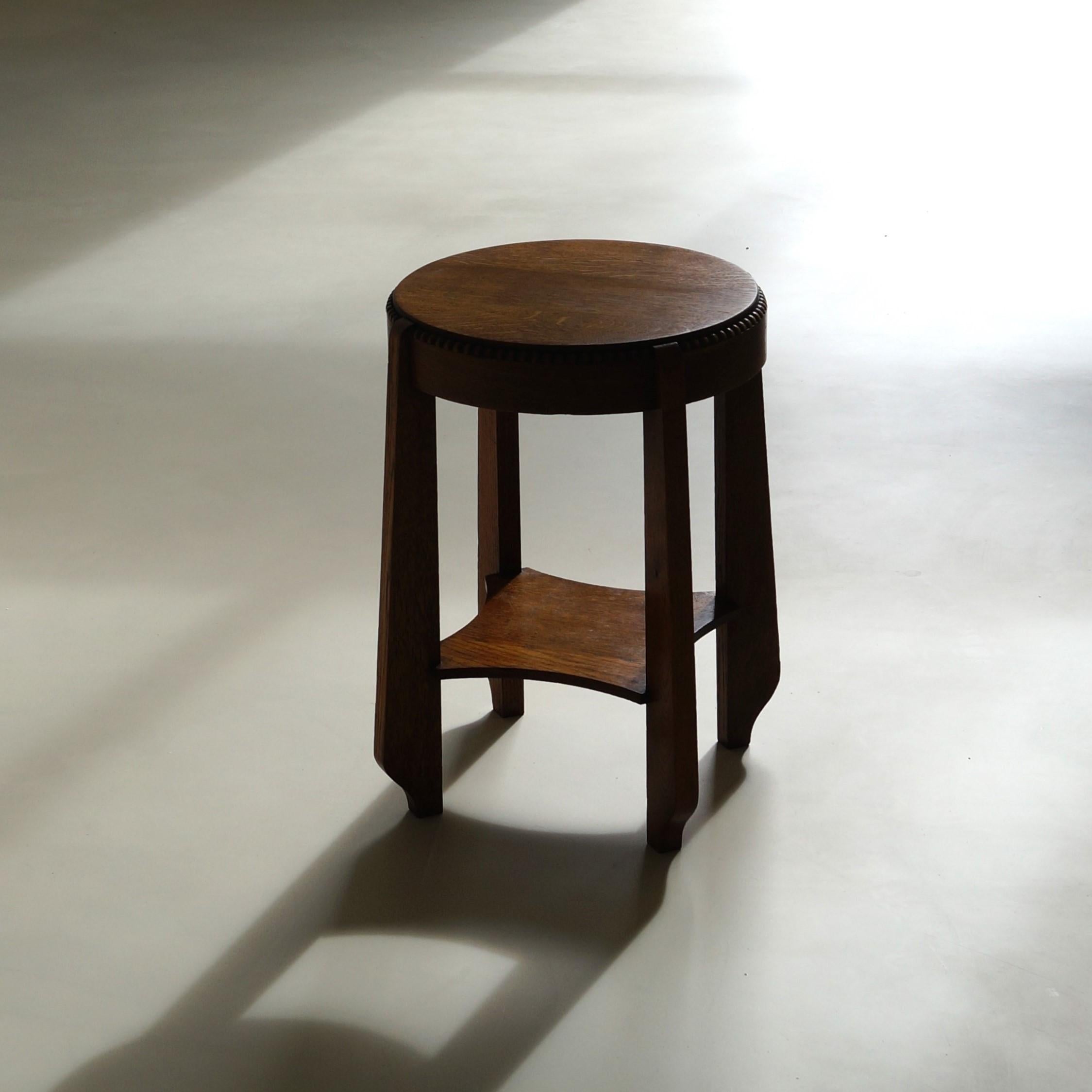 Dutch Art Deco Amsterdam School/Dutch Arts & Crafts occasional table, 1920s 4