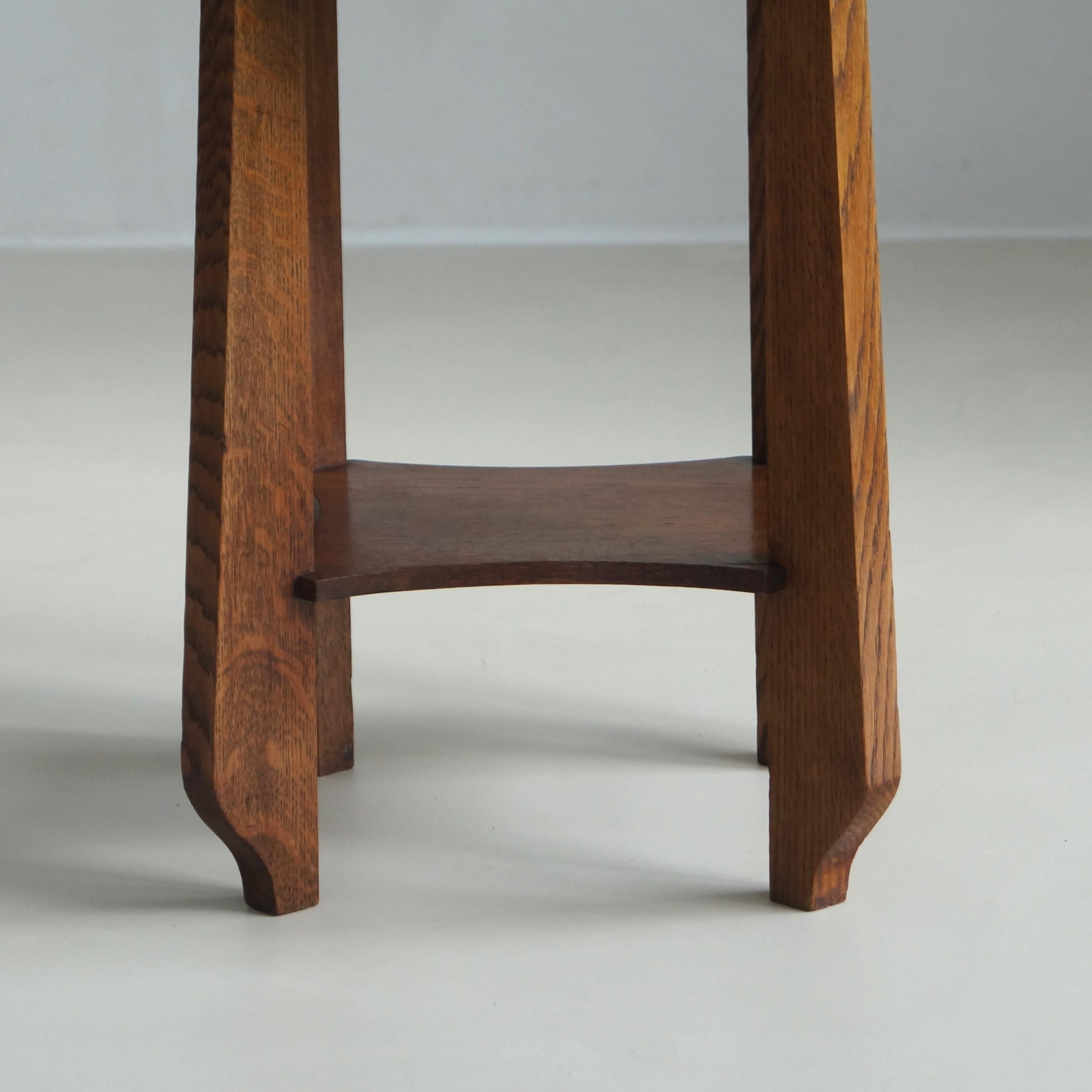 Dutch Art Deco Amsterdam School/Dutch Arts & Crafts occasional table, 1920s 10