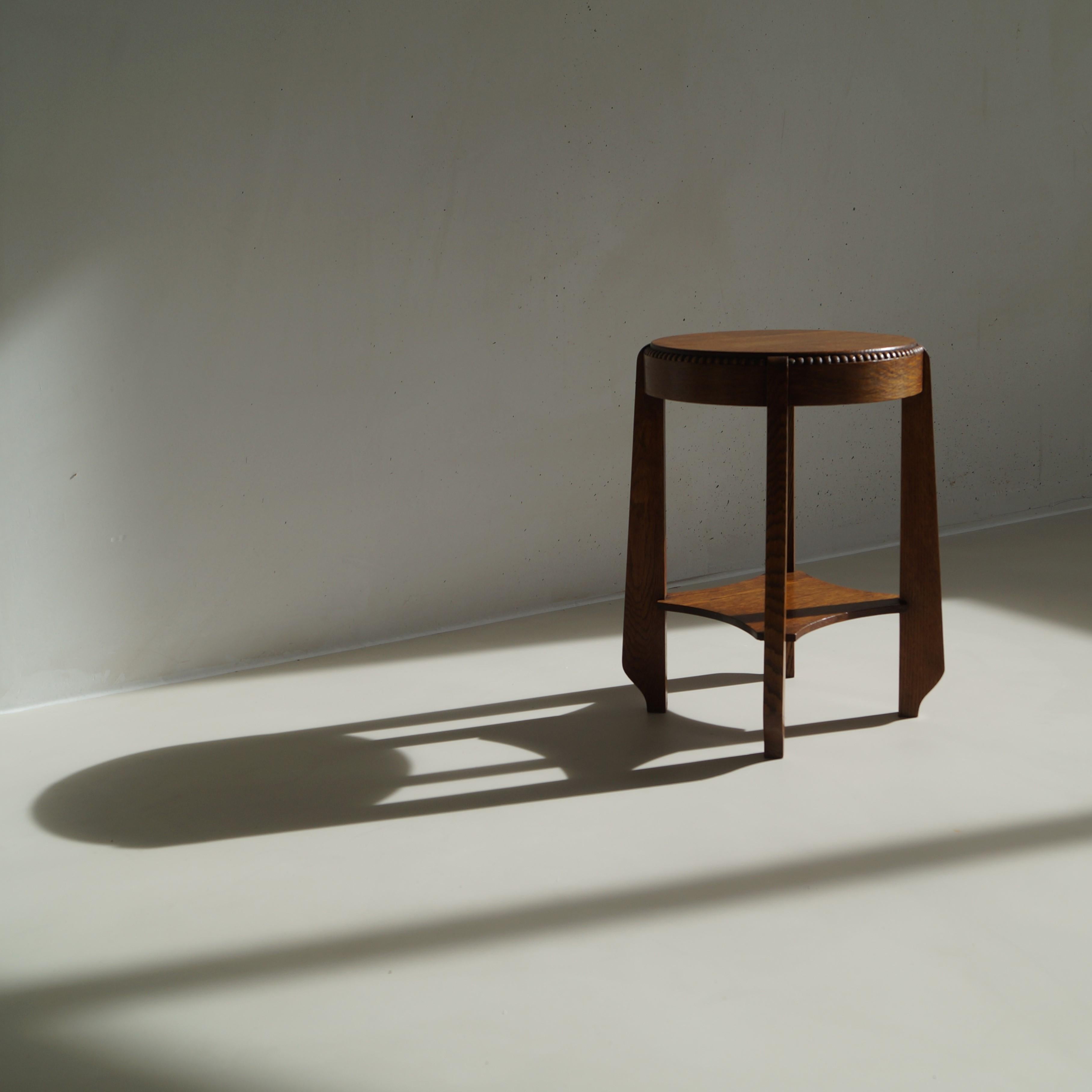 Dutch Art Deco Amsterdam School/Dutch Arts & Crafts occasional table, 1920s 5