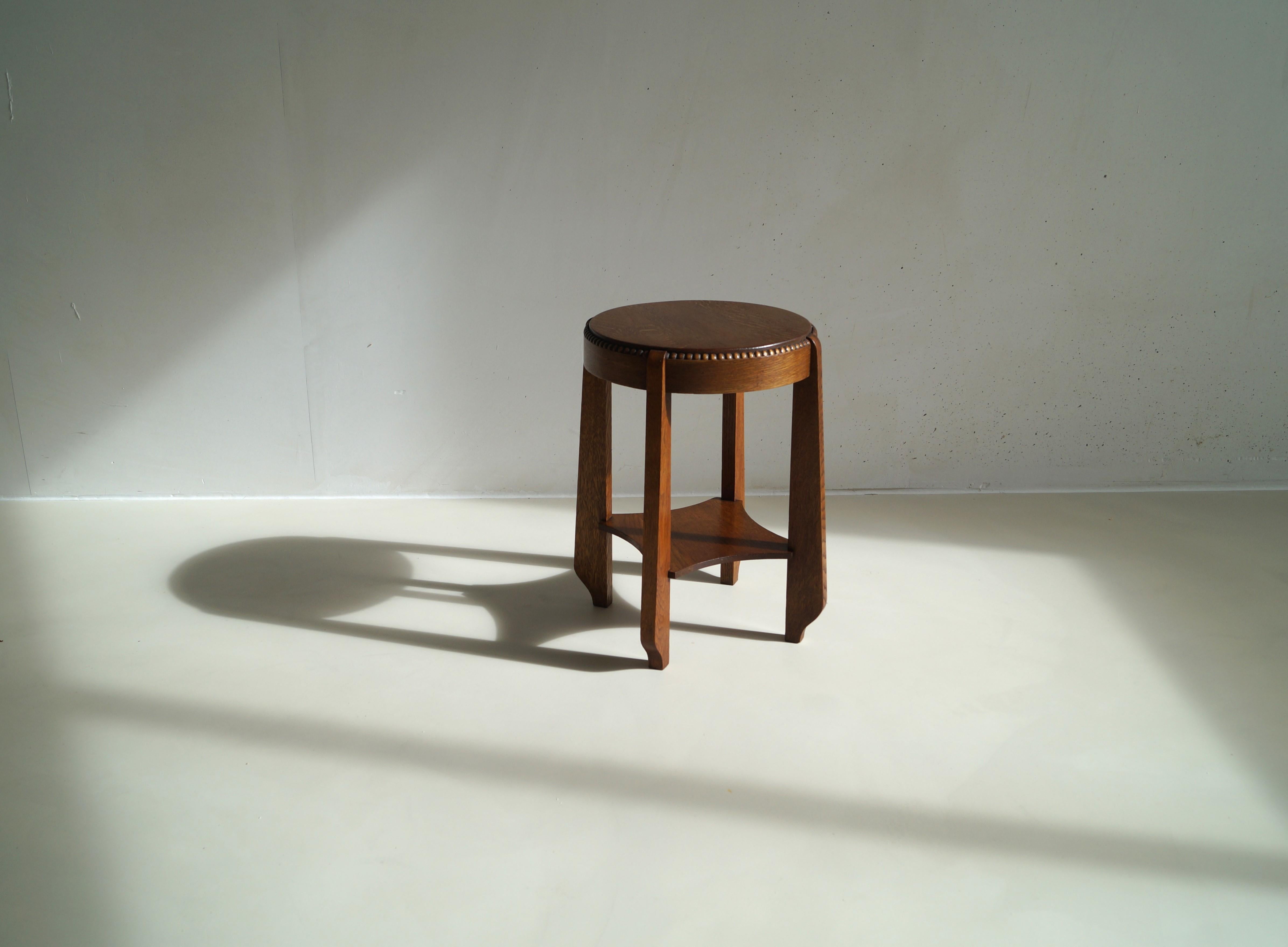 Dutch Art Deco Amsterdam School/Dutch Arts & Crafts occasional table, 1920s 11